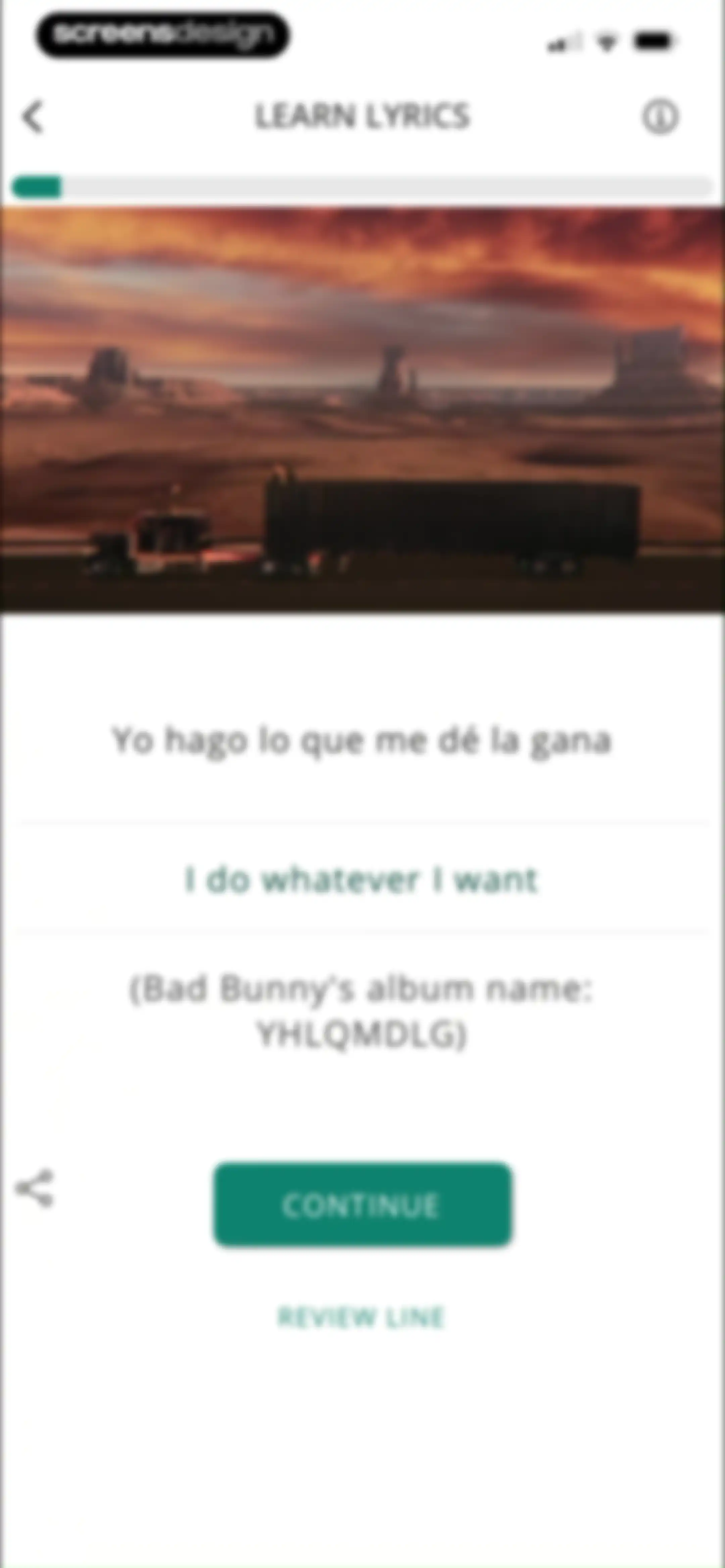 LyricFluent: Learn Languages screen 64