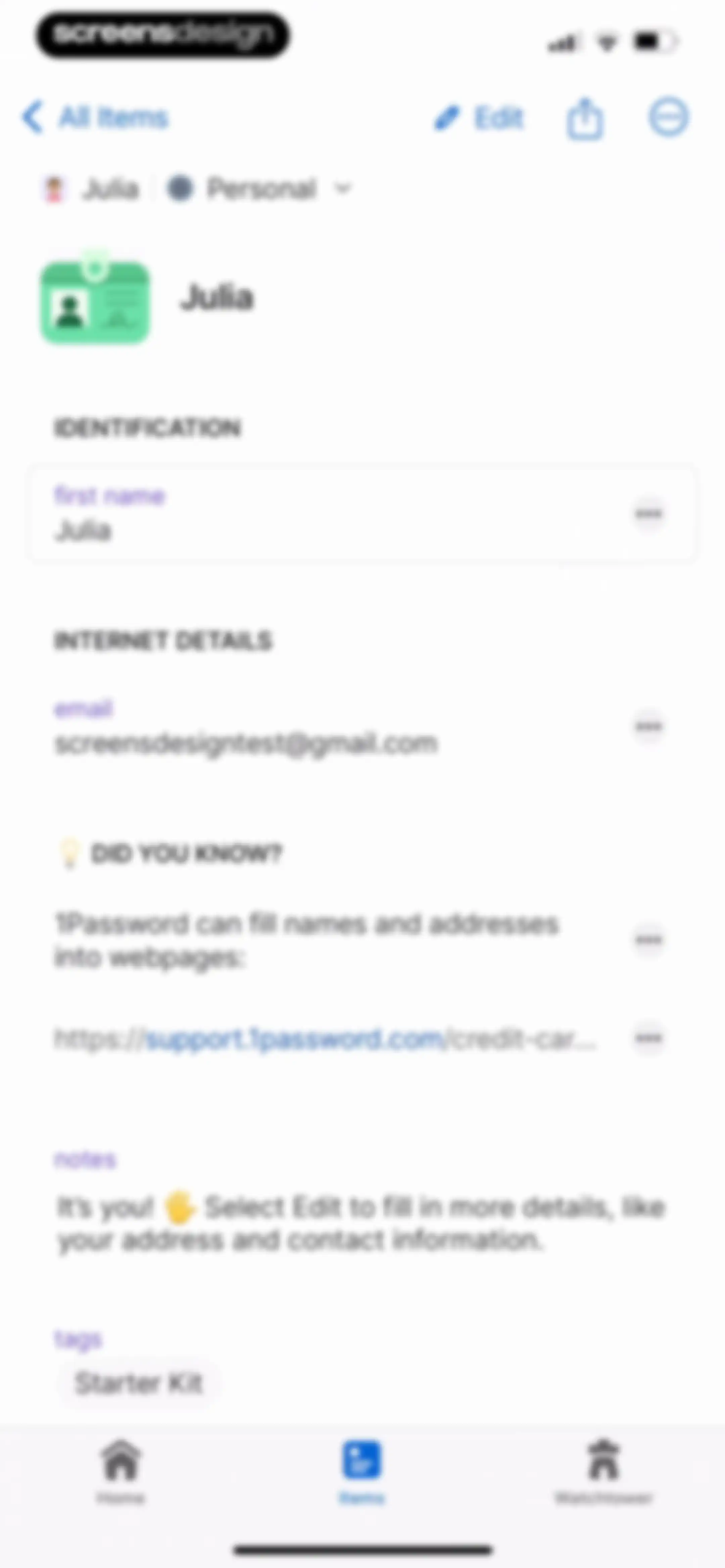 1Password: Password Manager screen 80