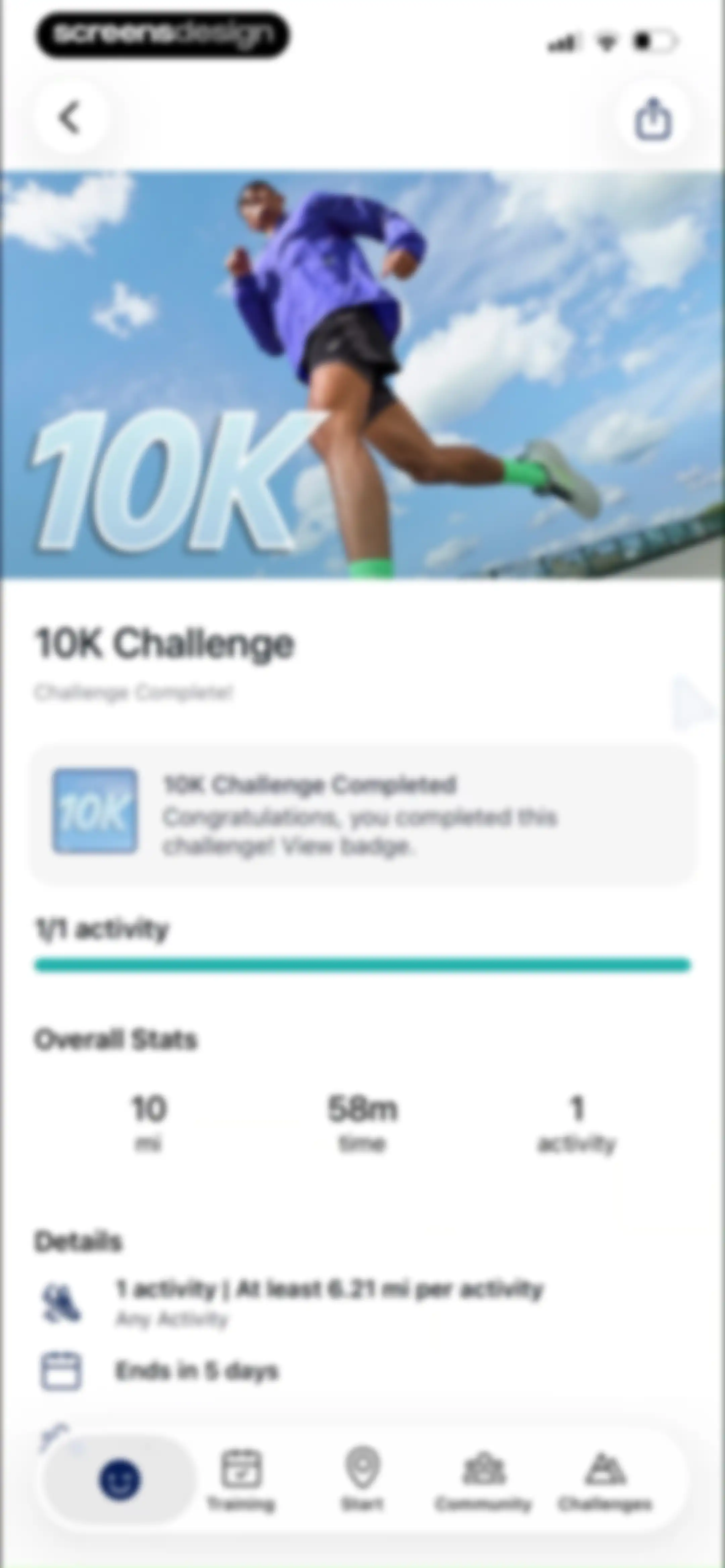 ASICS Runkeeper—Run Tracker screen 222