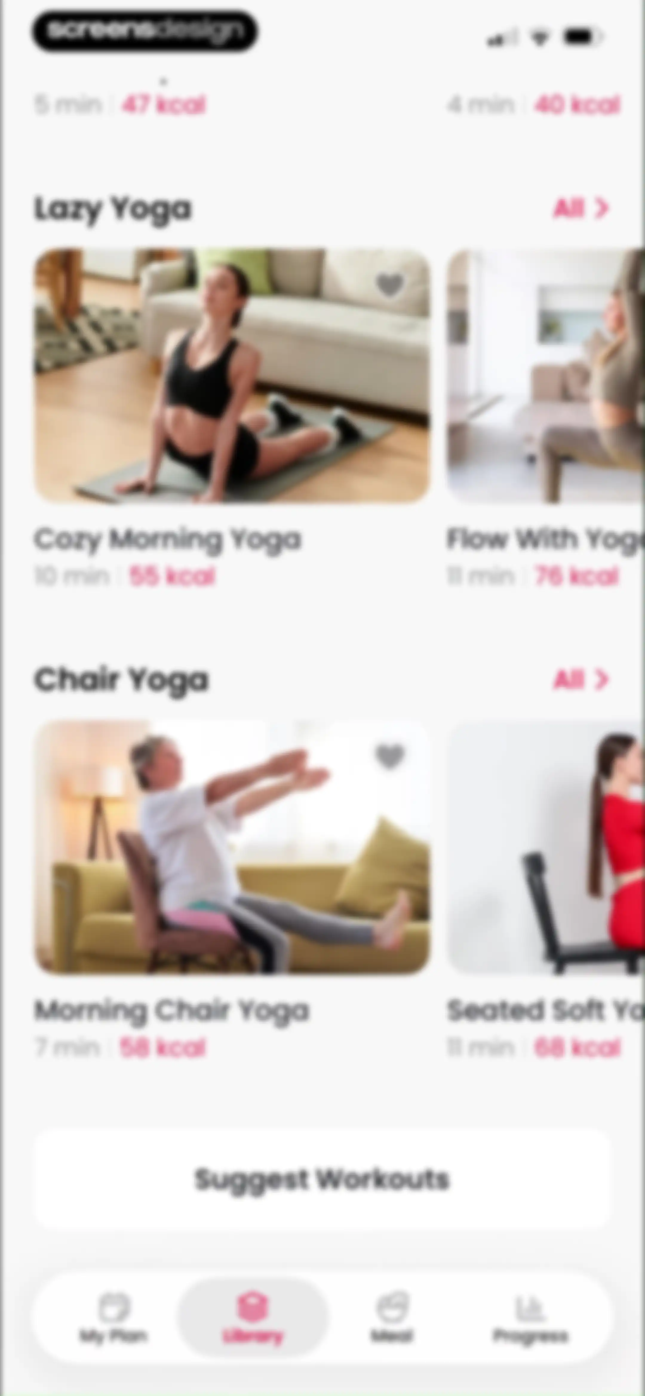 ChillFit: Home Workout Planner screen 120