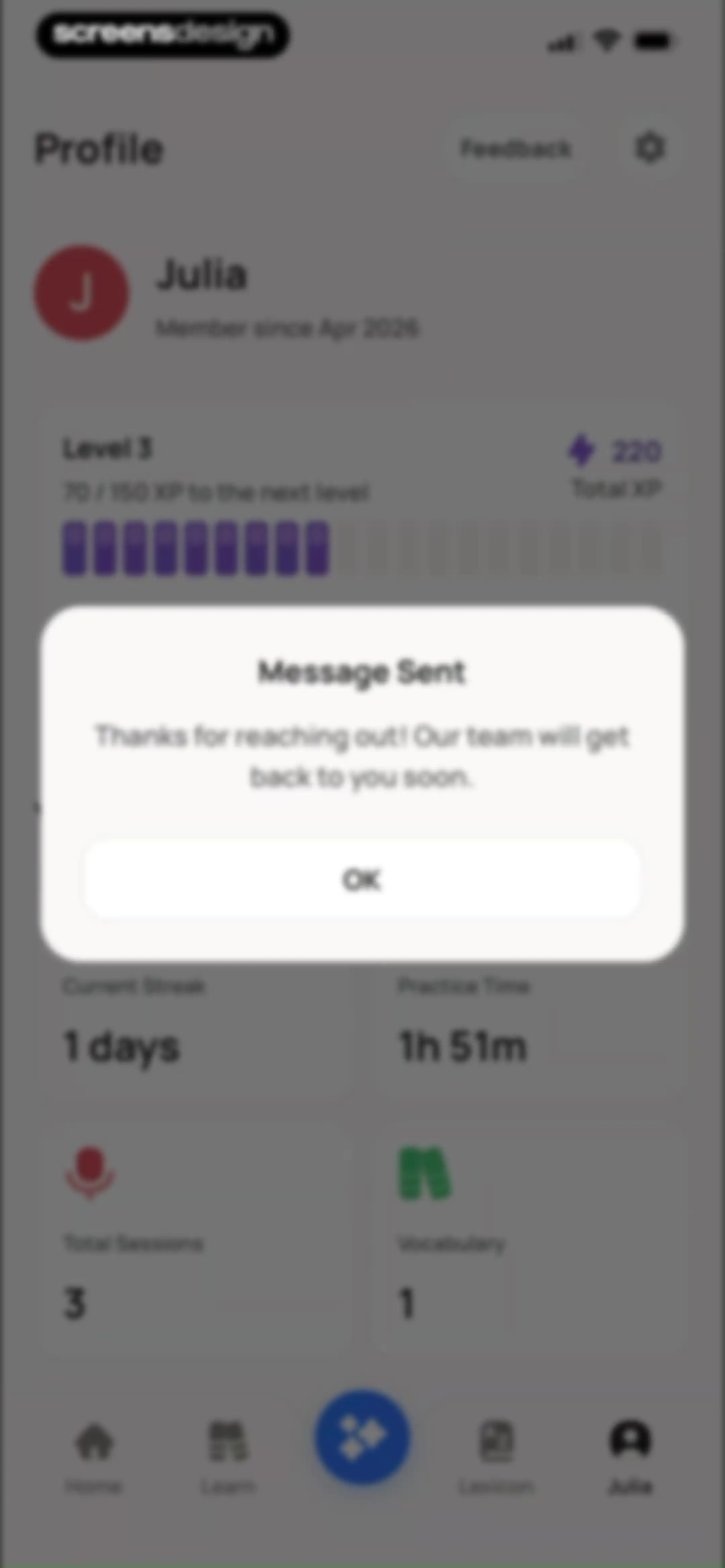 Wellspoken: Articulation Coach screen 218