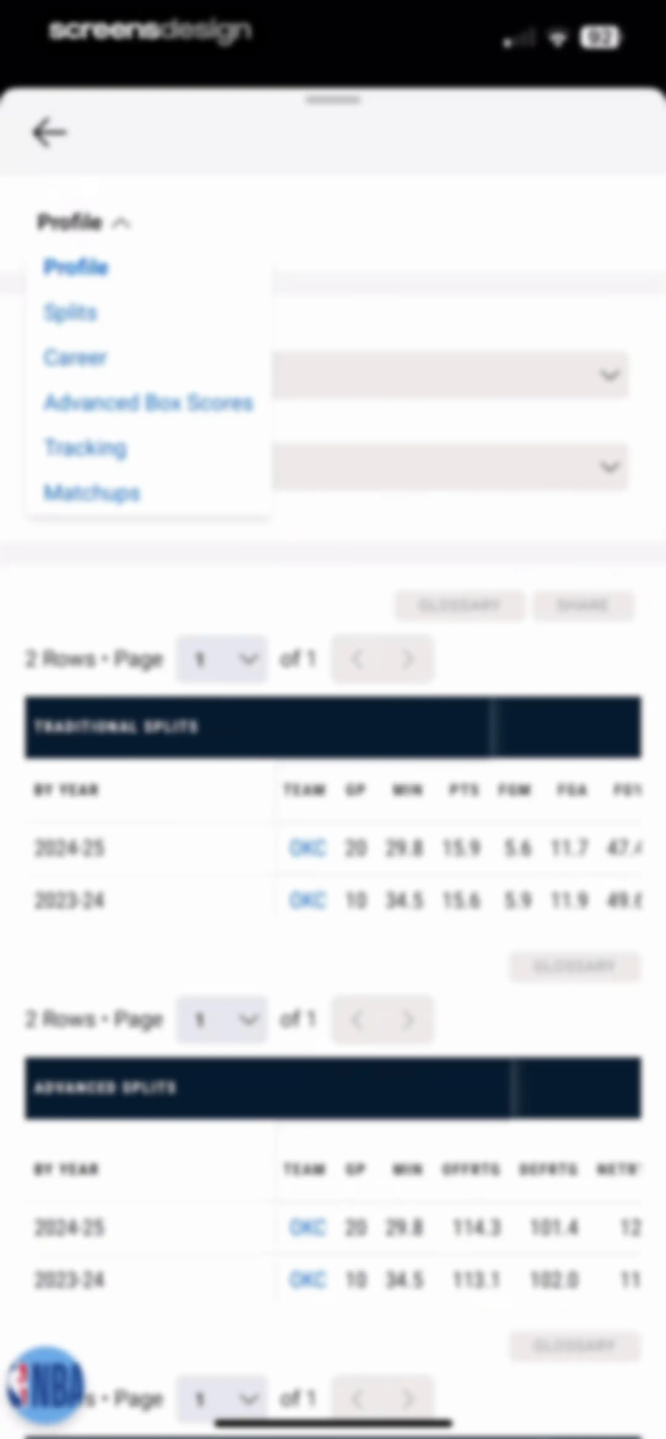 NBA: Live Games & Scores screen 36