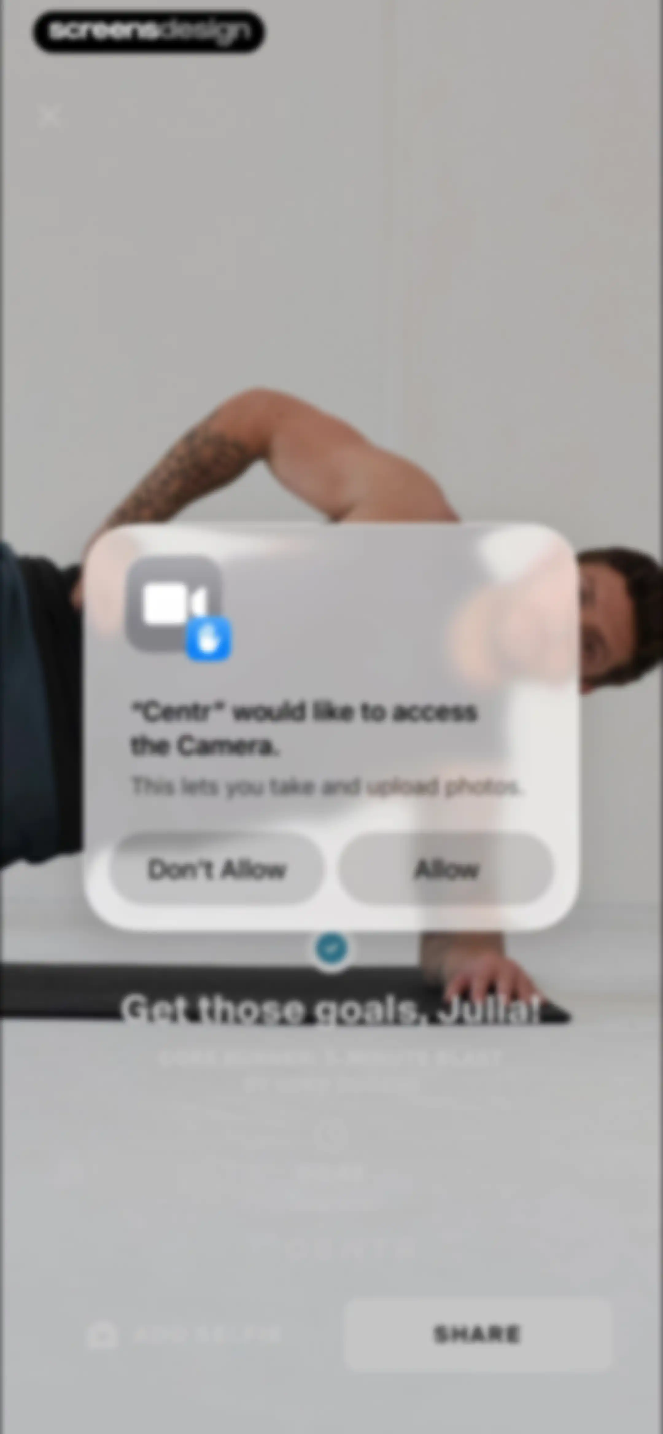 Centr: Strength & Fitness App screen 76