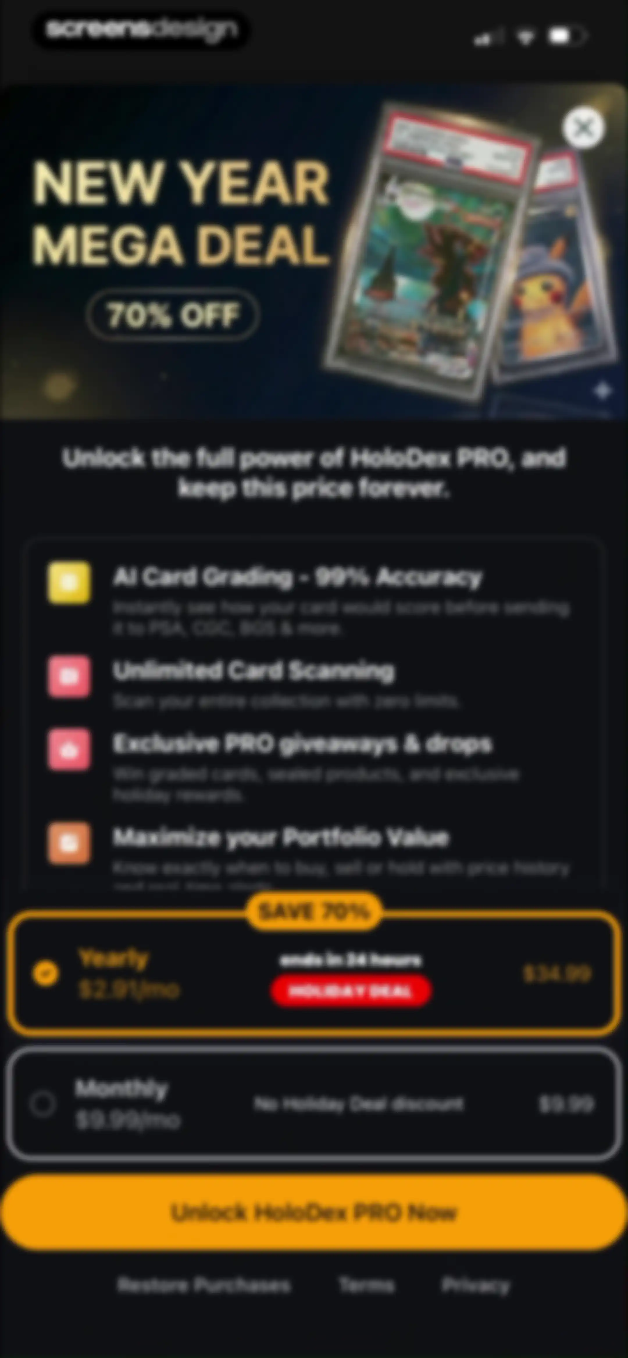 HoloDex - TCG Scan & Collect screen 12
