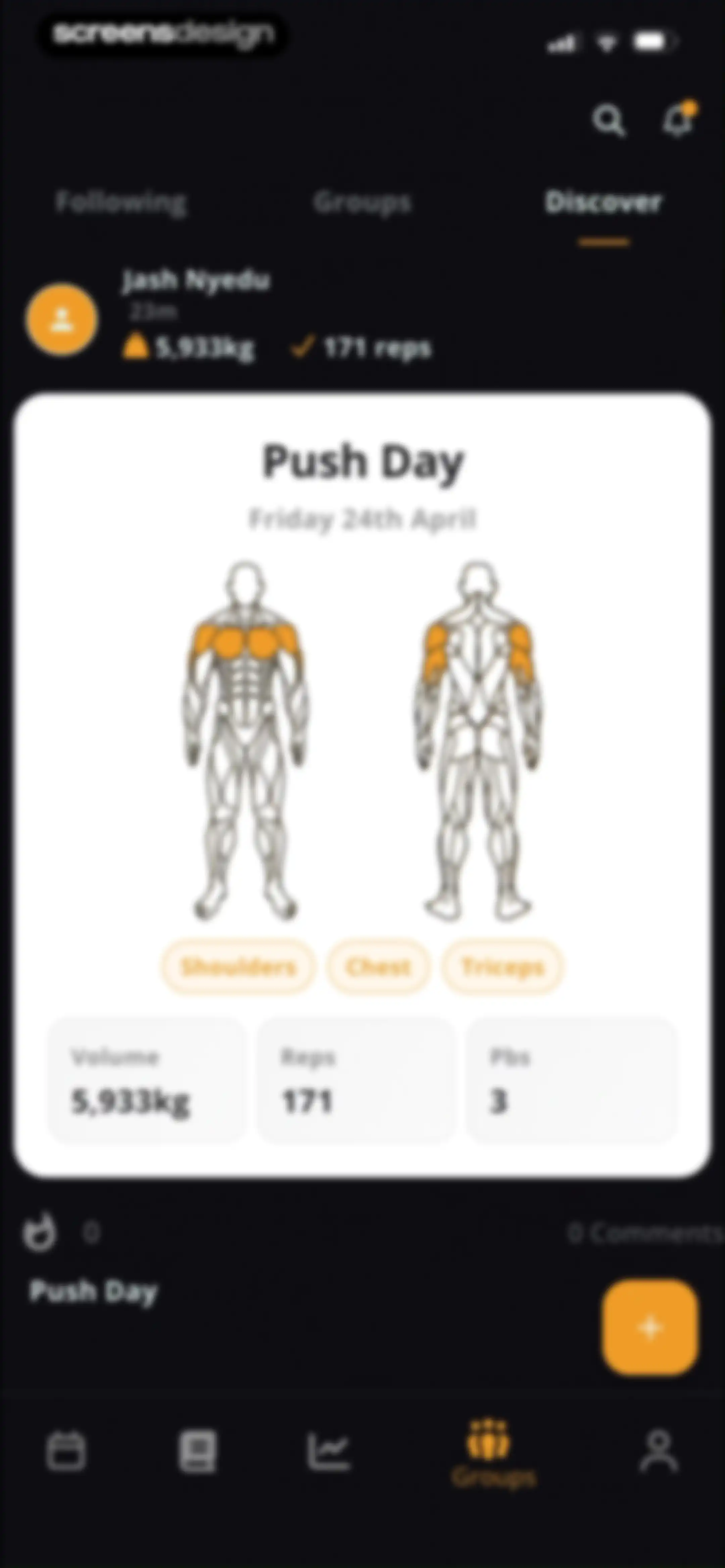 Stronger - Gym Workout Planner screen 168