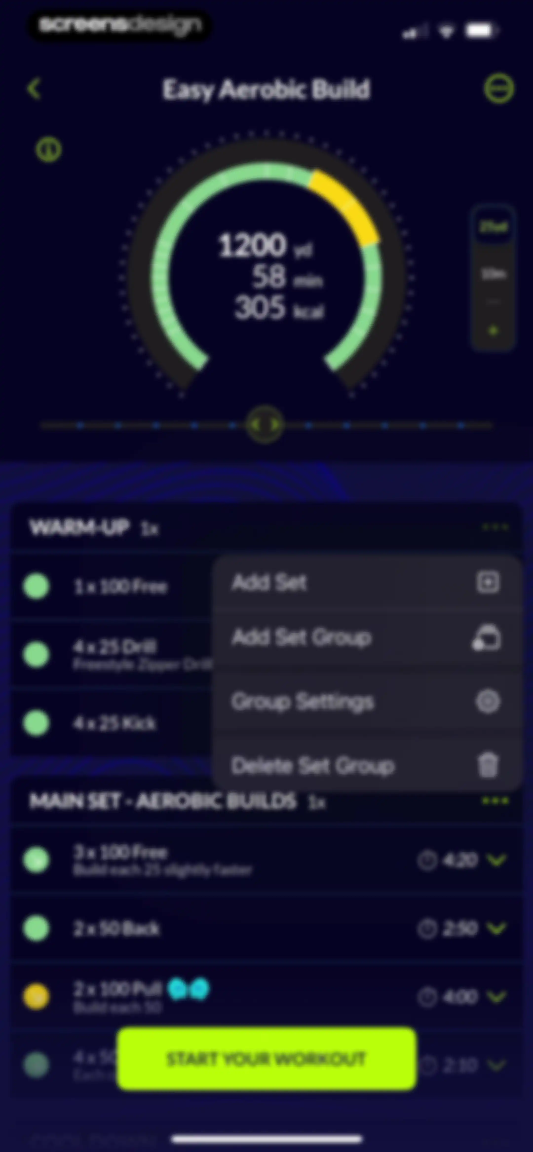 MySwimPro: #1 Swim Workout App screen 95