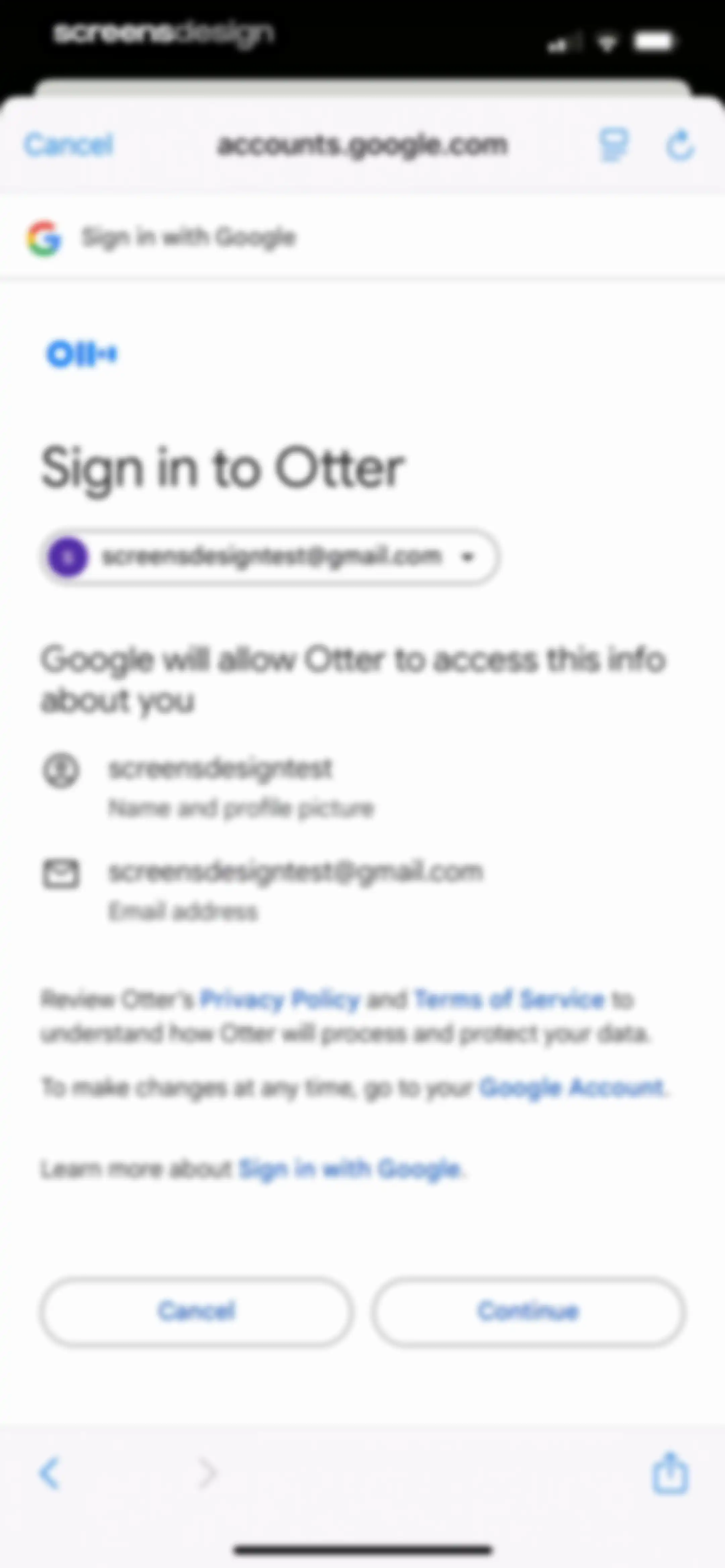 Otter Transcribe Voice Notes screen 5