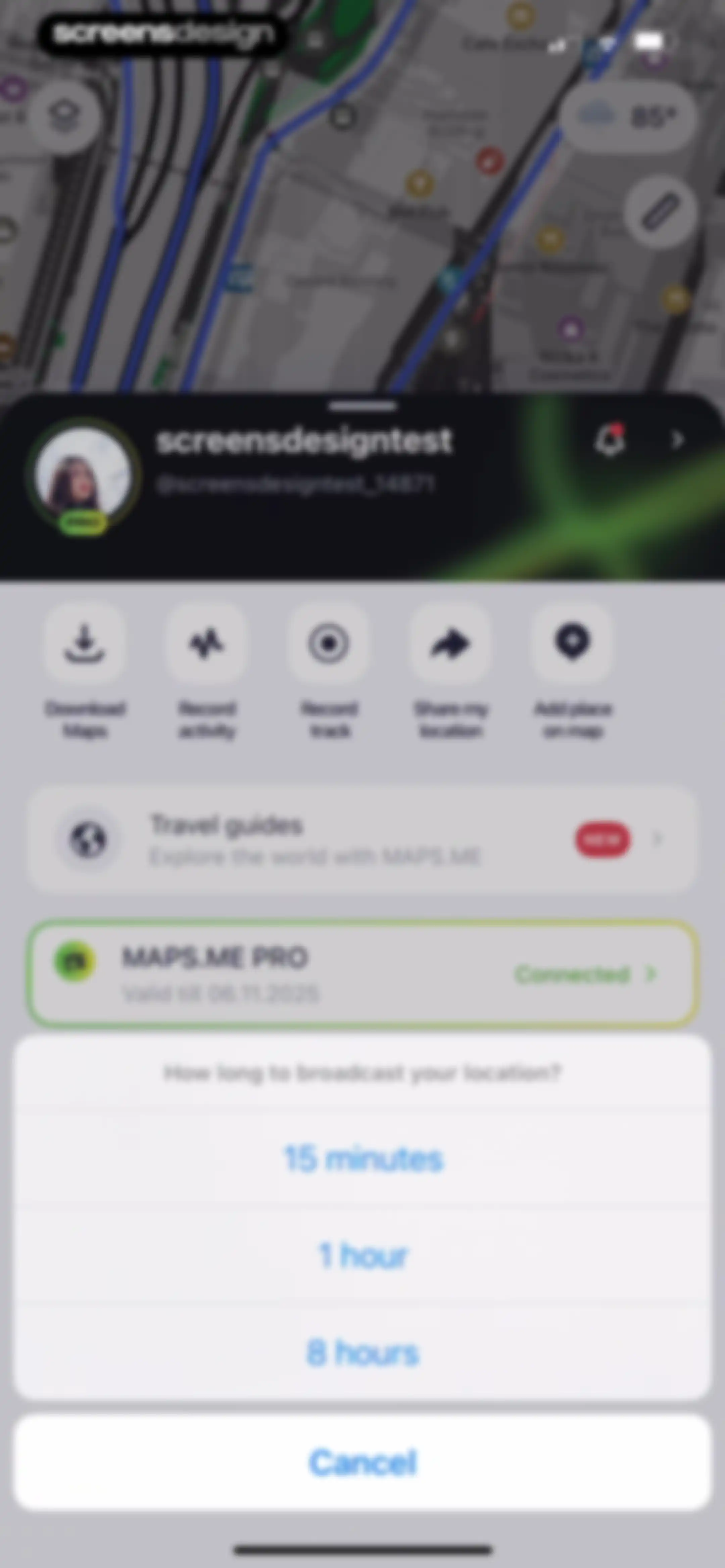 MAPS.ME: Offline Maps, GPS Nav screen 103