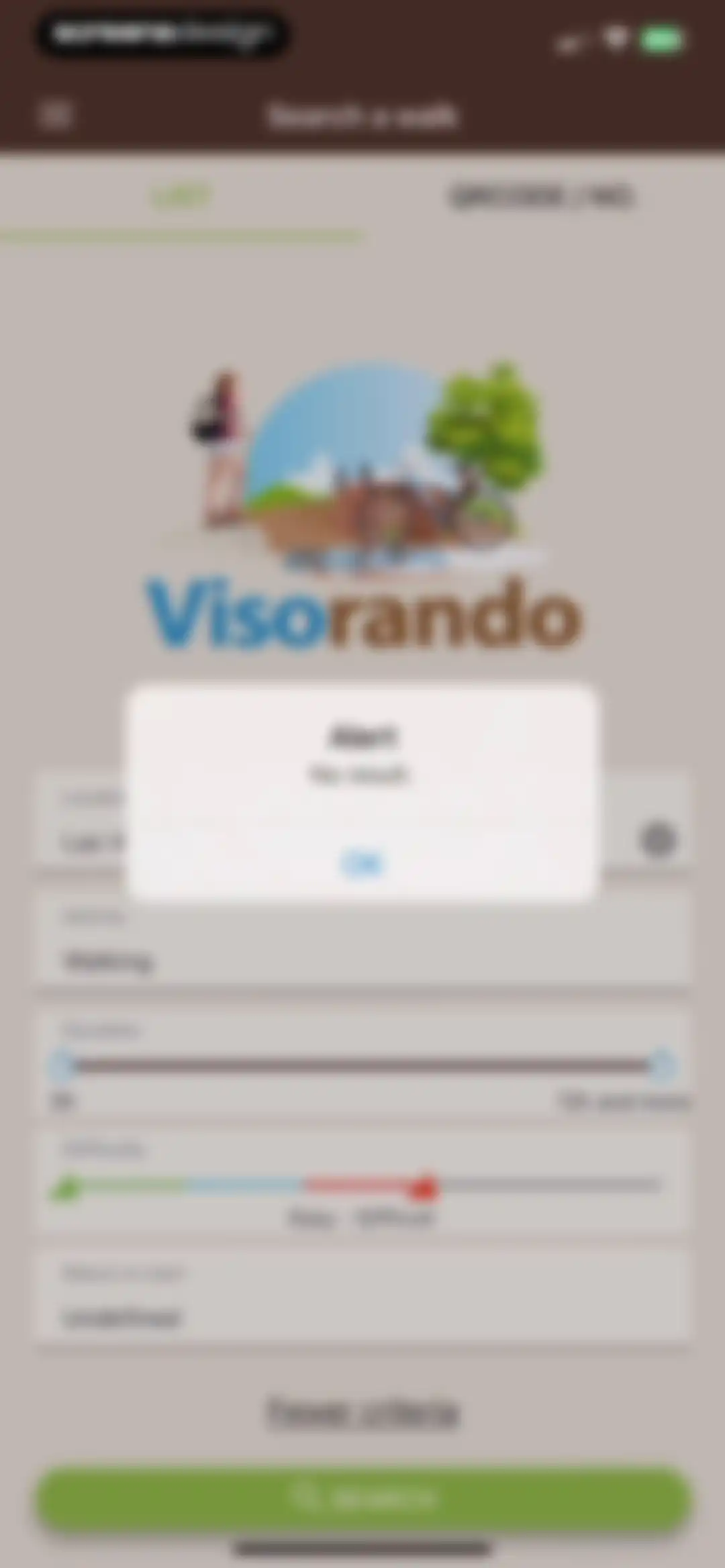 Visorando Walking Routes screen 11