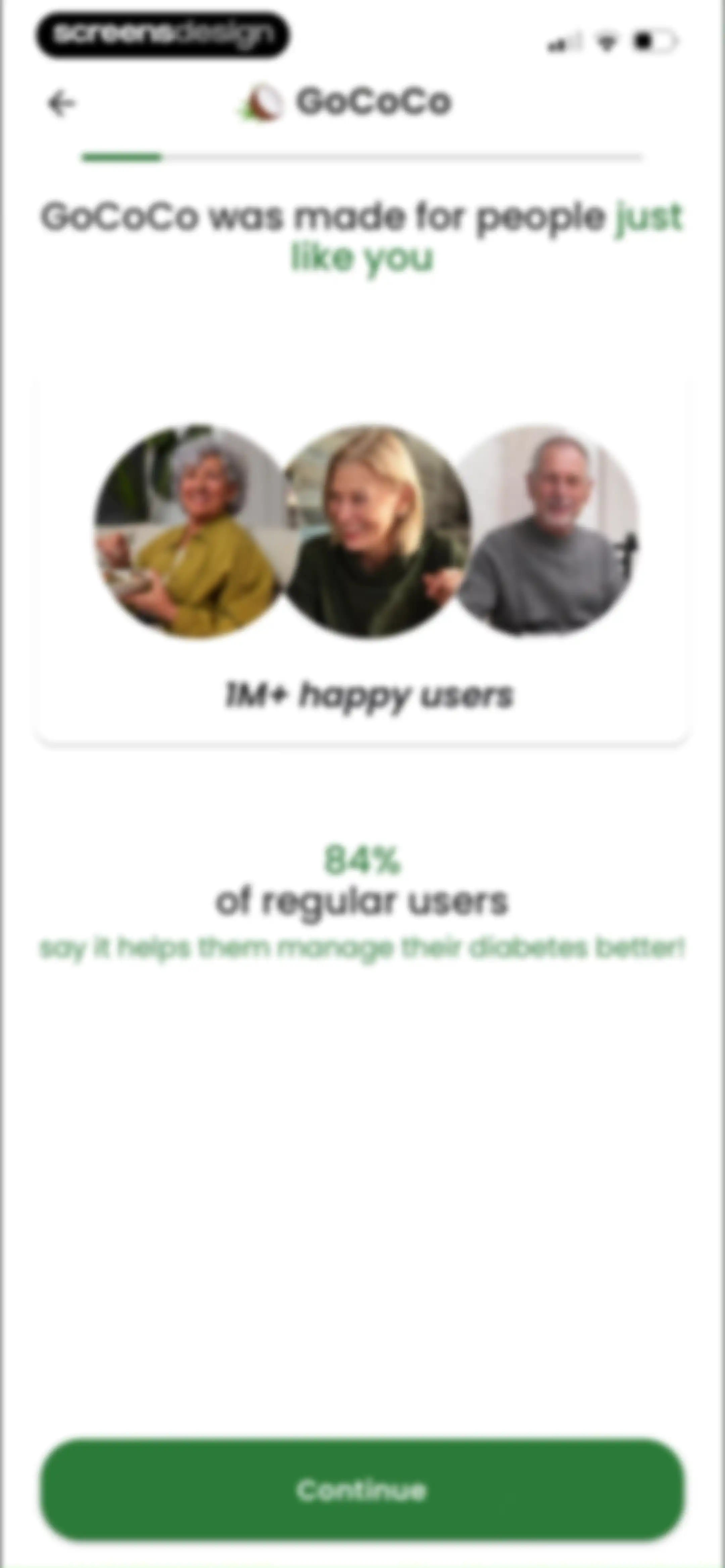 Diabetes food tracker - Gococo screen 12