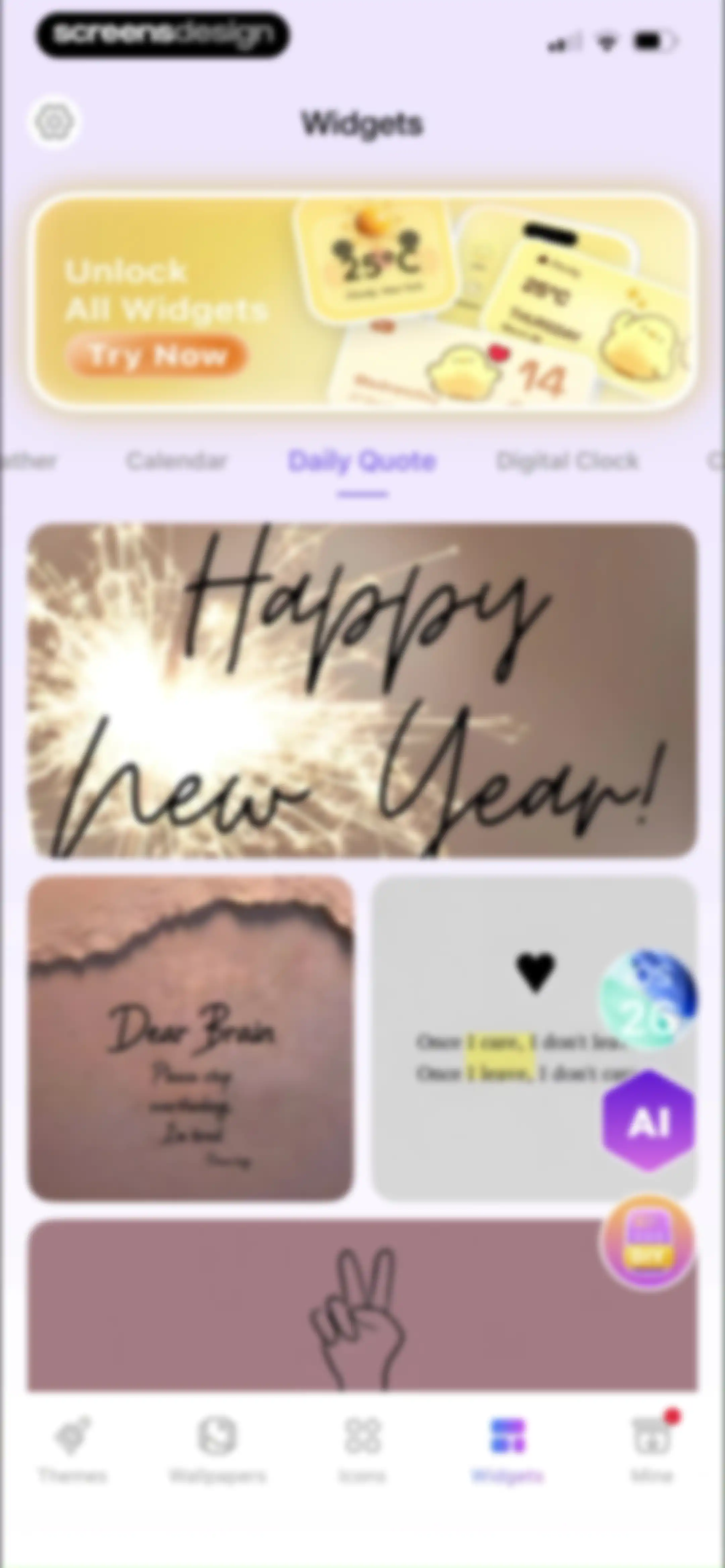 Themie: Wallpapers & Theme screen 89