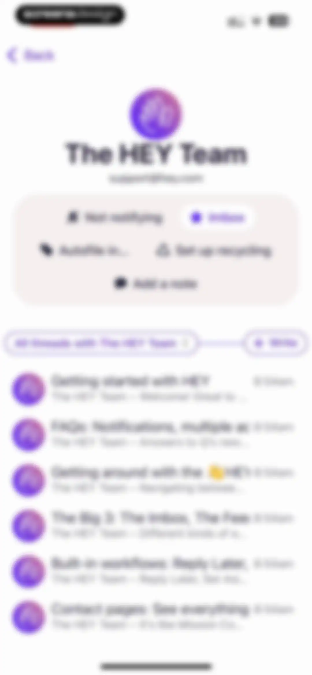 HEY Email screen 12