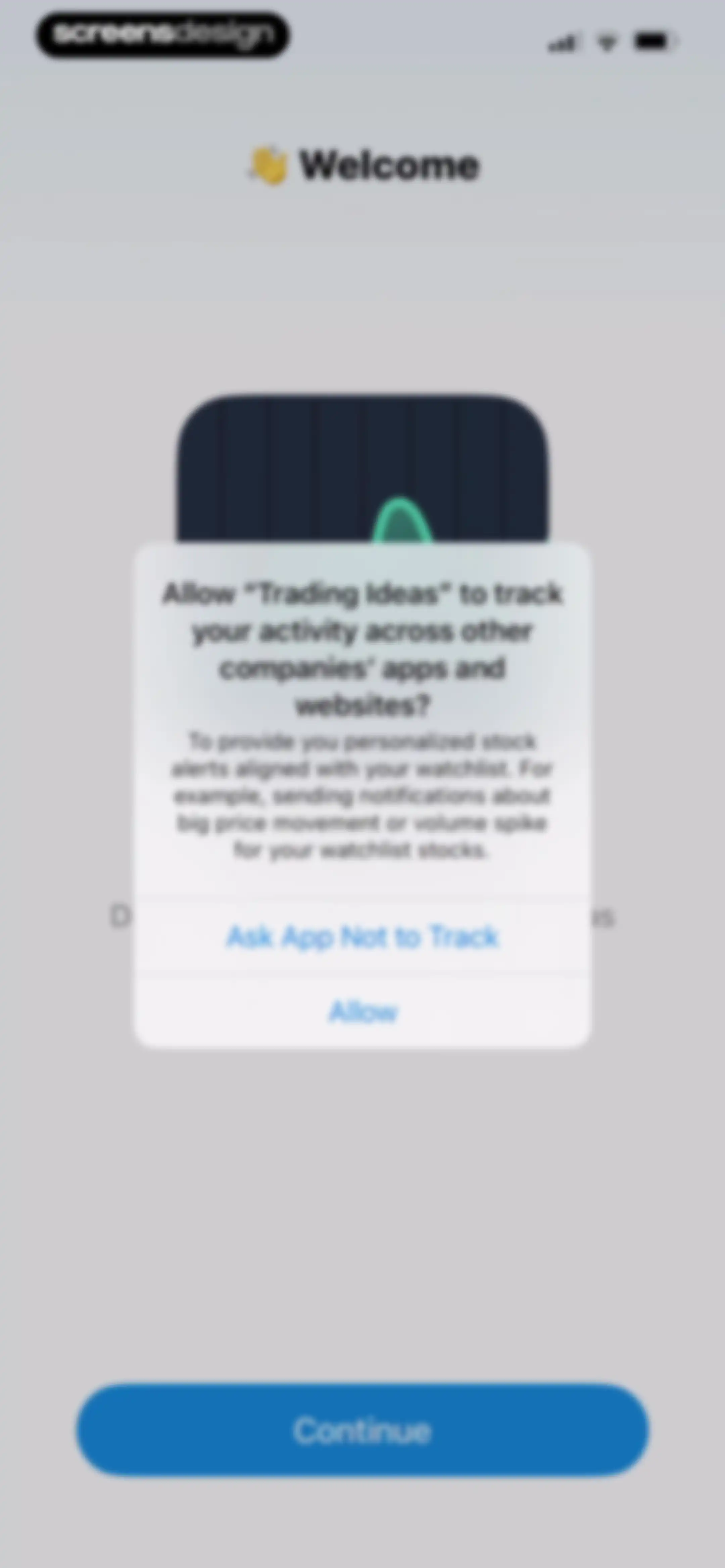 Trading Ideas Driven by AI screen 1