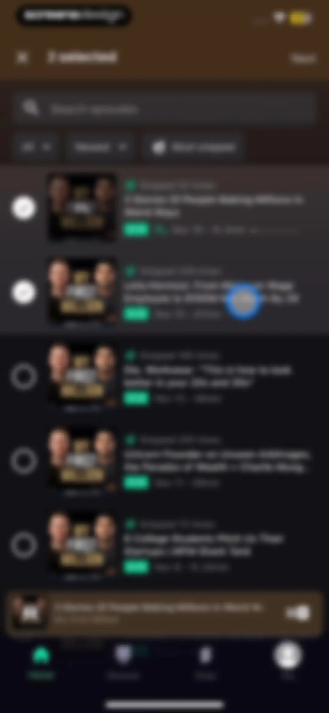 Snipd | AI Podcast Player screen 62