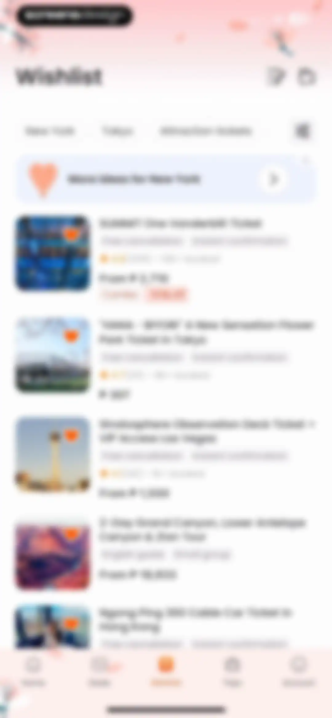 Klook: Travel & Activities screen 106