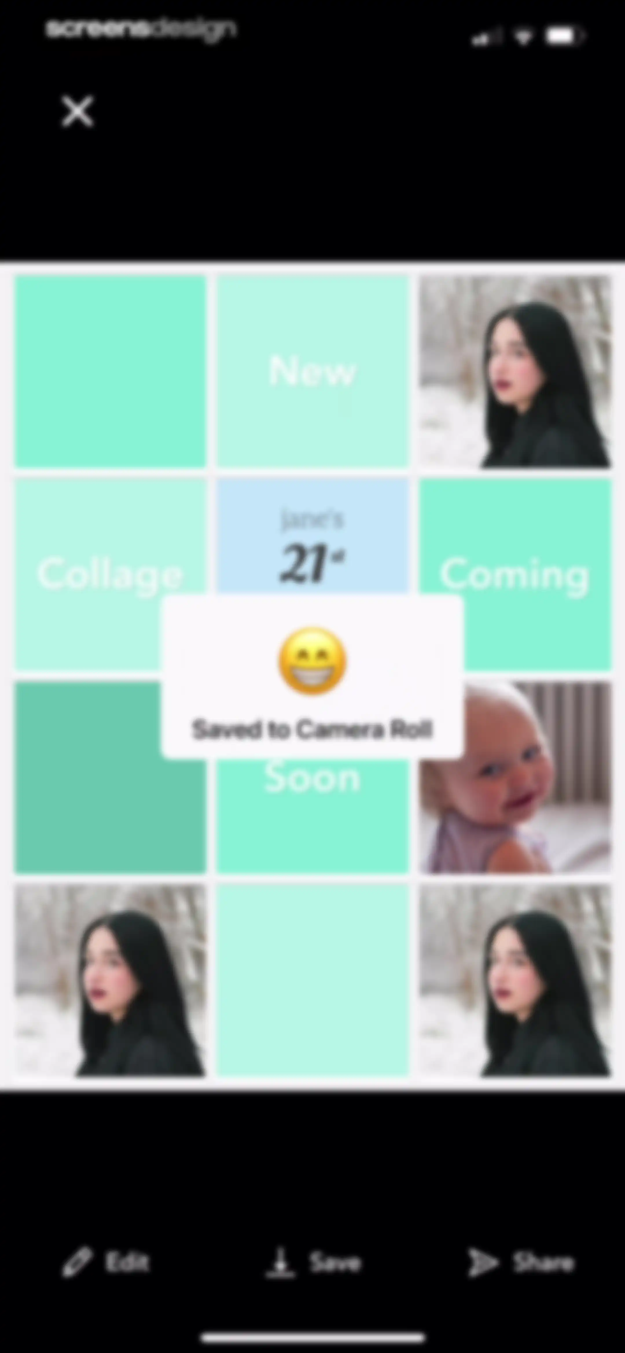 Precious - Baby Photo Art screen 30