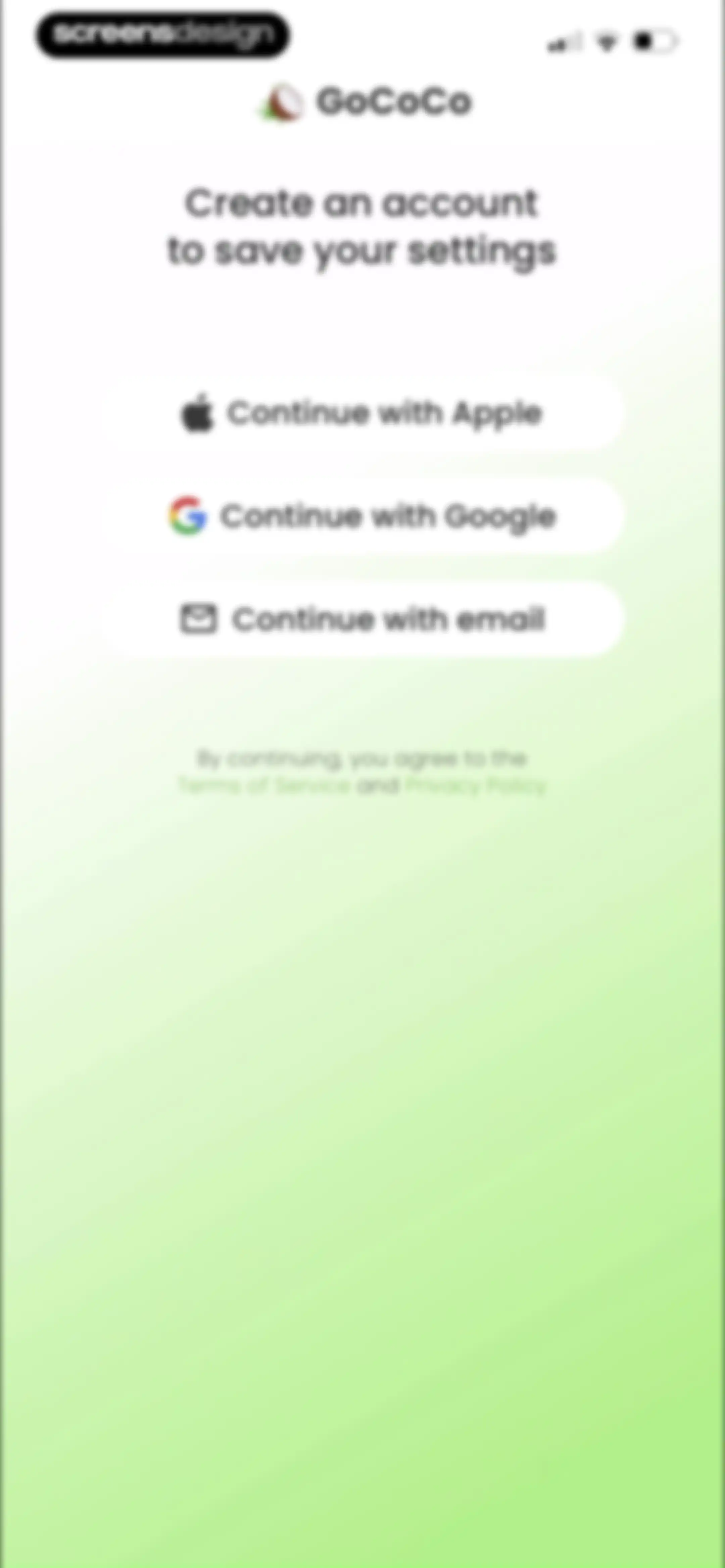 Diabetes food tracker - Gococo screen 48