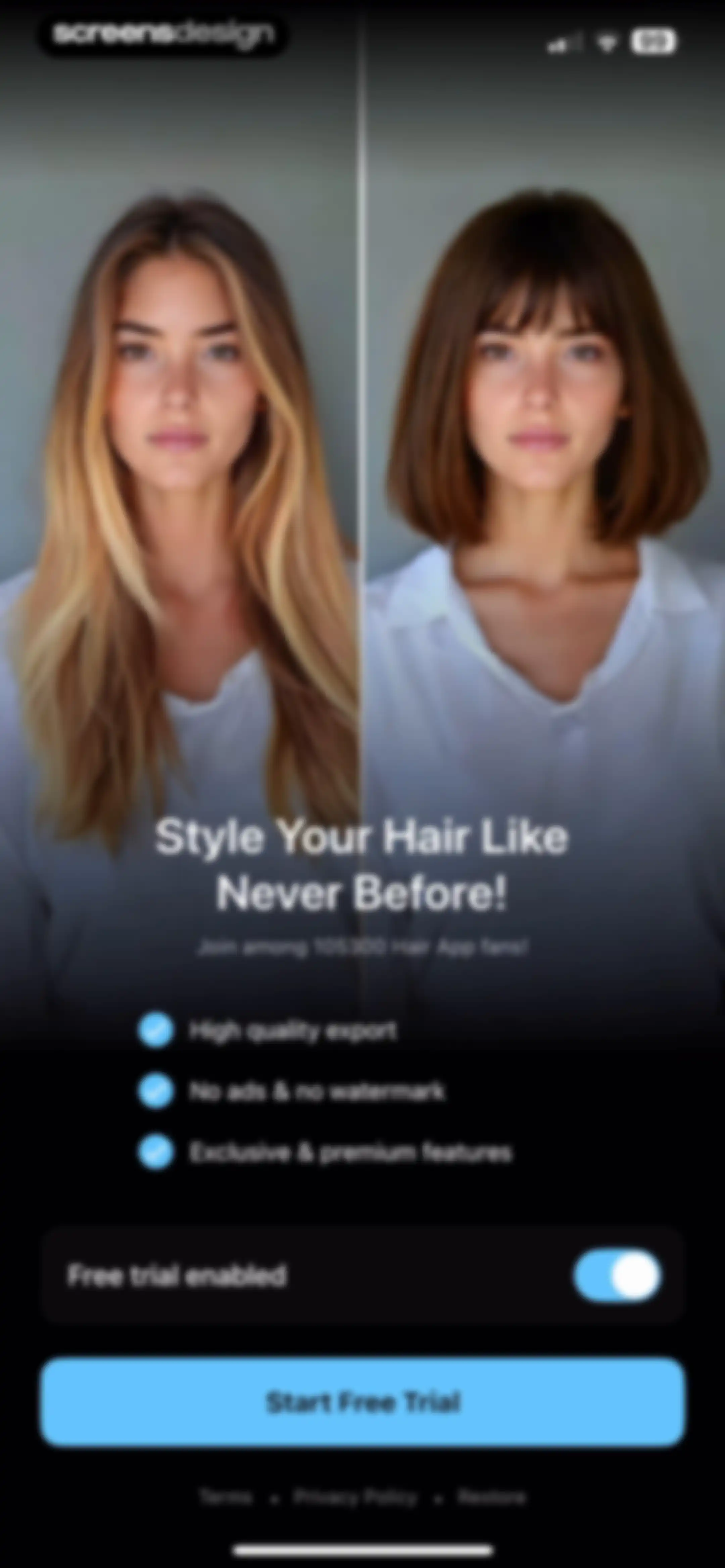 Hair AI: Hairstyle Filter, Cut screen 9