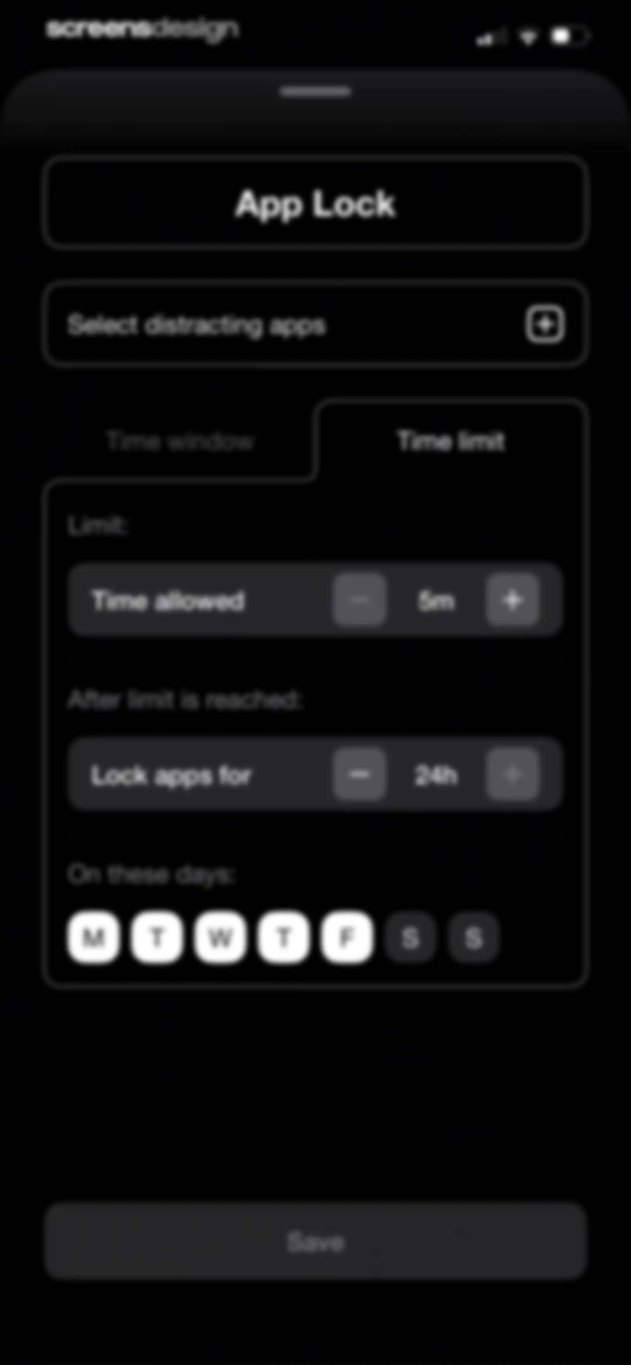 Blank Spaces Launcher screen 79