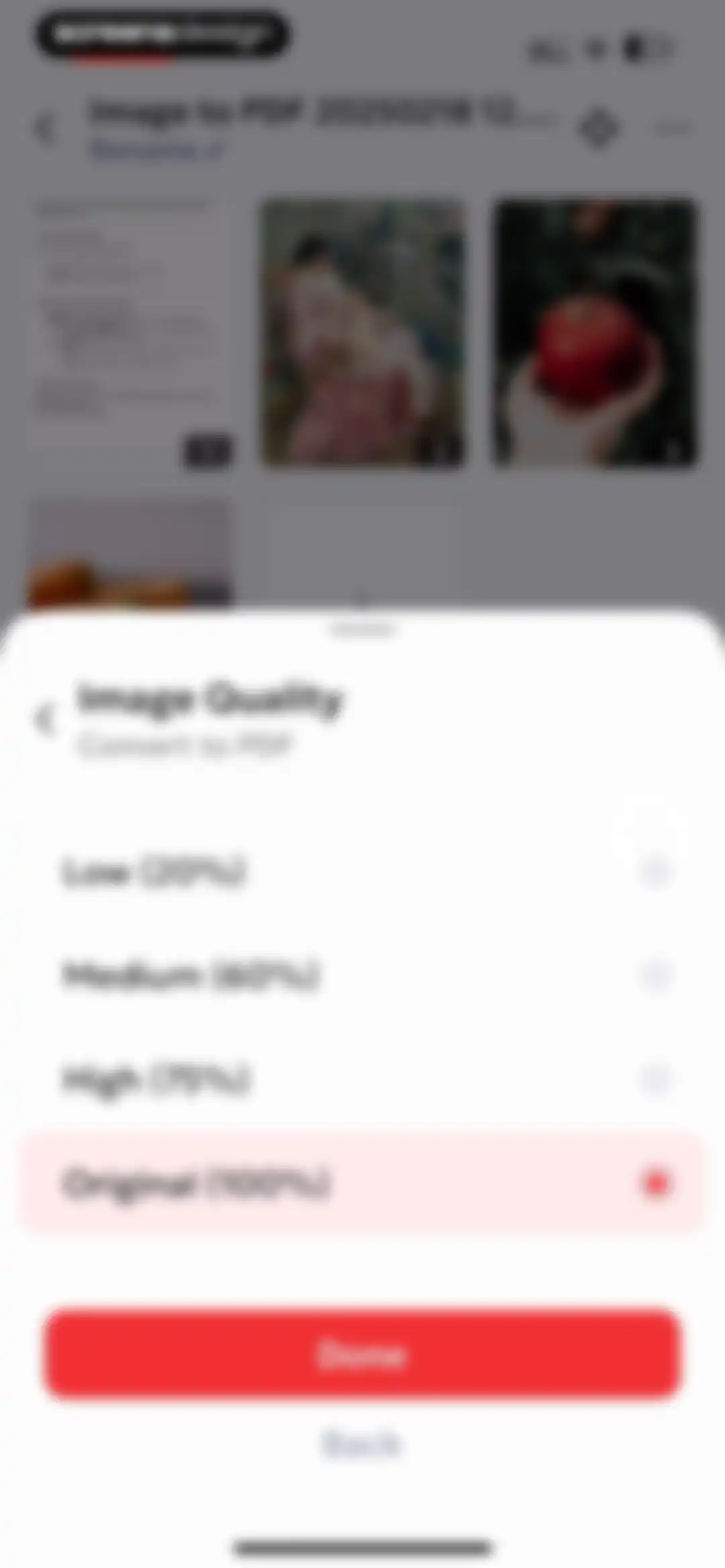 Image to PDF Converter · Edit screen 23