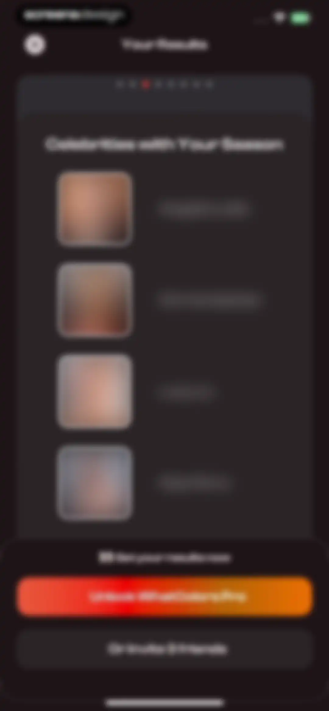 WhatColors: AI Face Try On screen 19