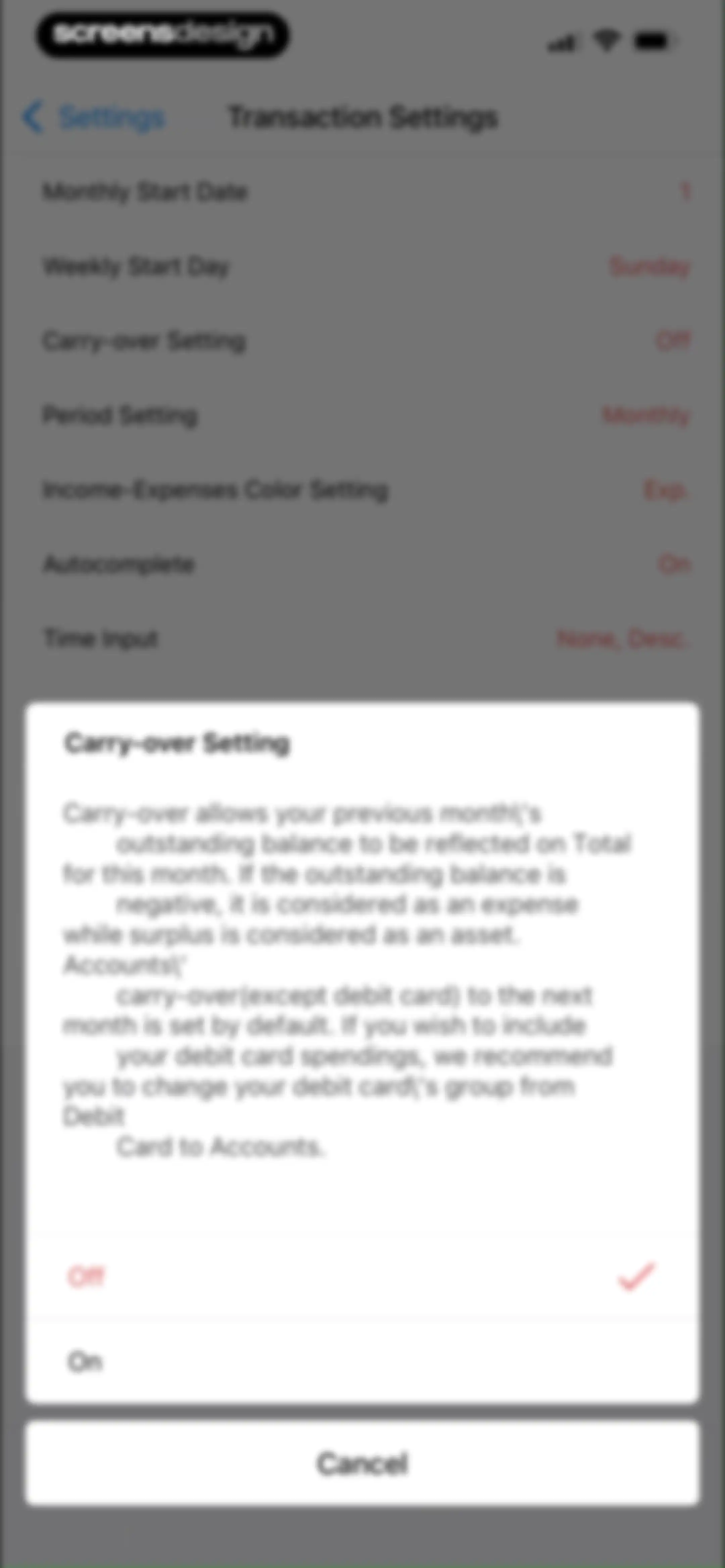 Money Manager Expense & Budget screen 82