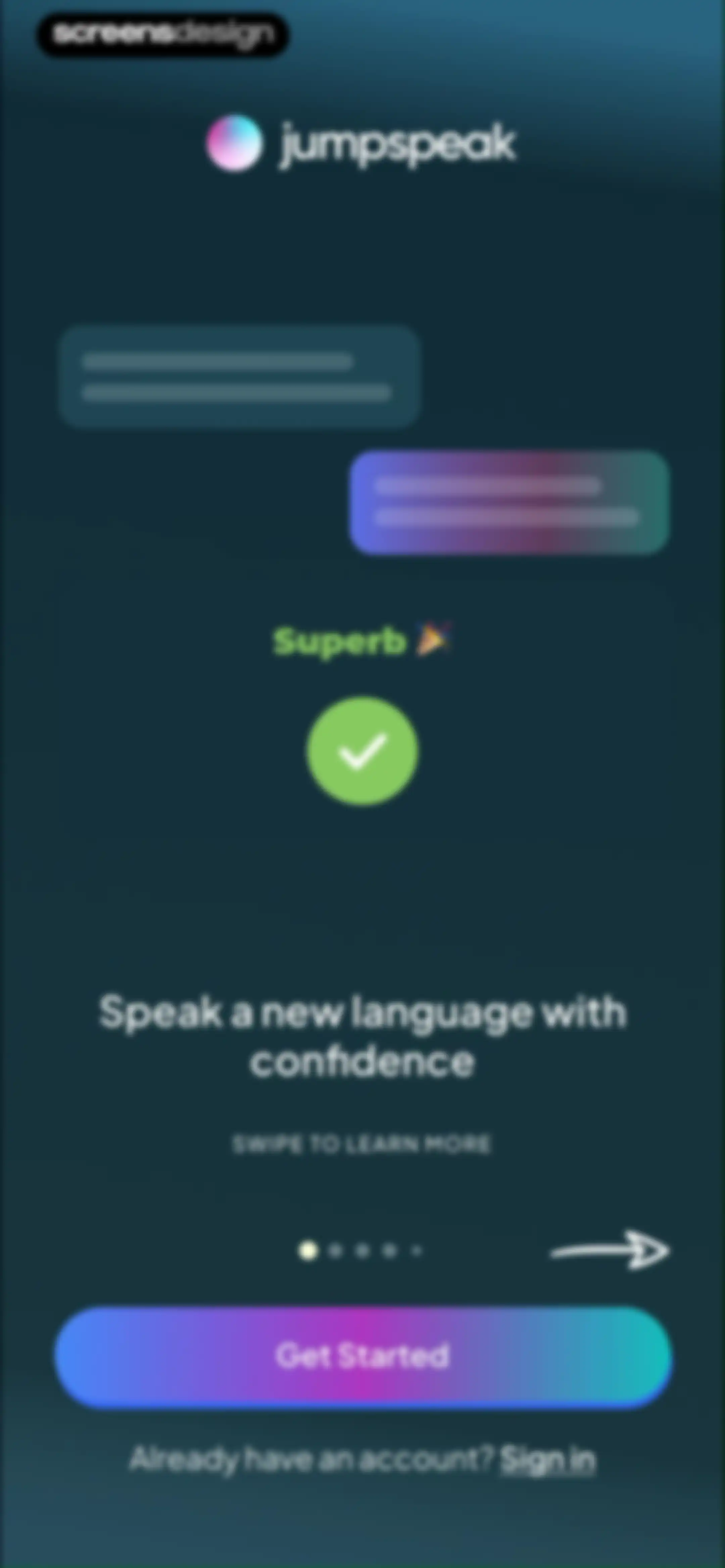 Jumpspeak | Language Learning screen 2
