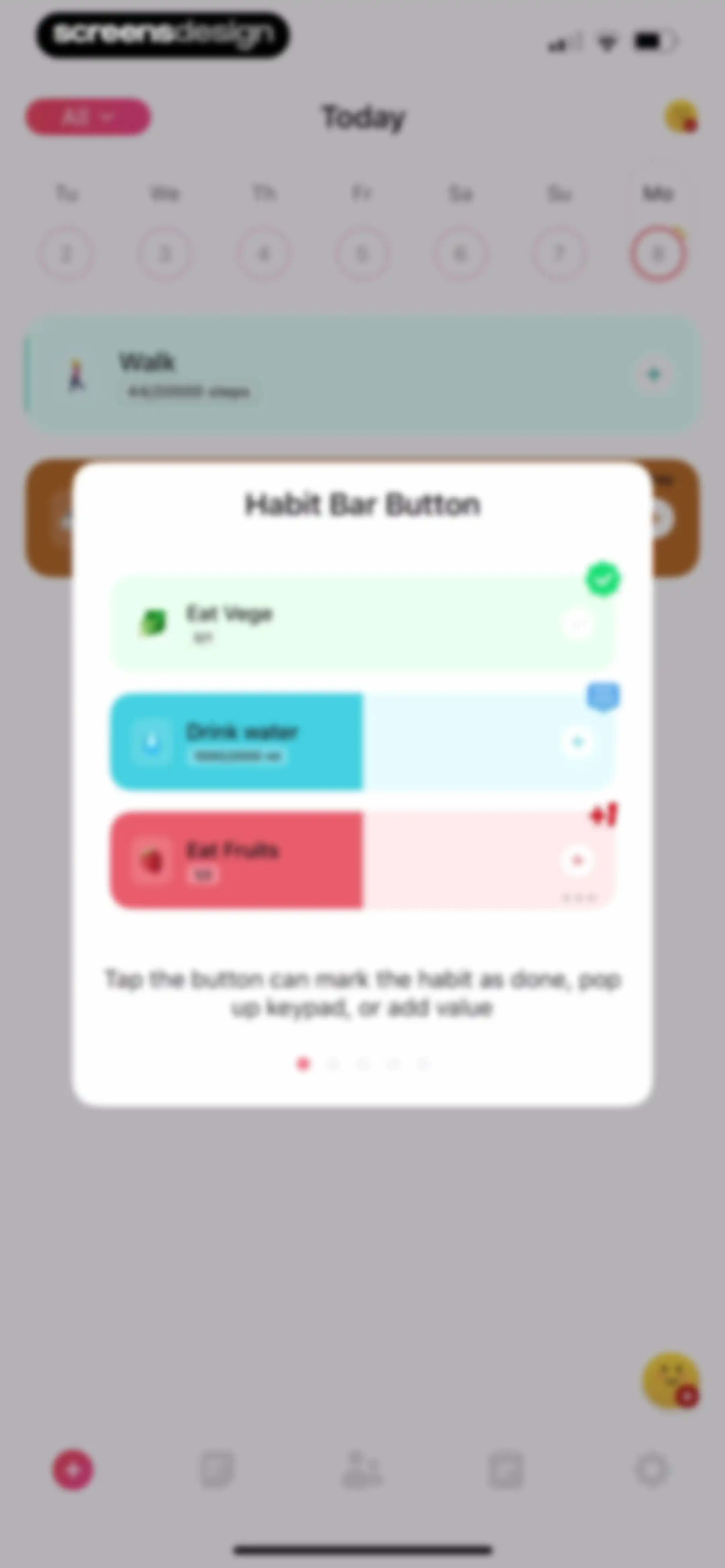 Habit Tracker screen 67