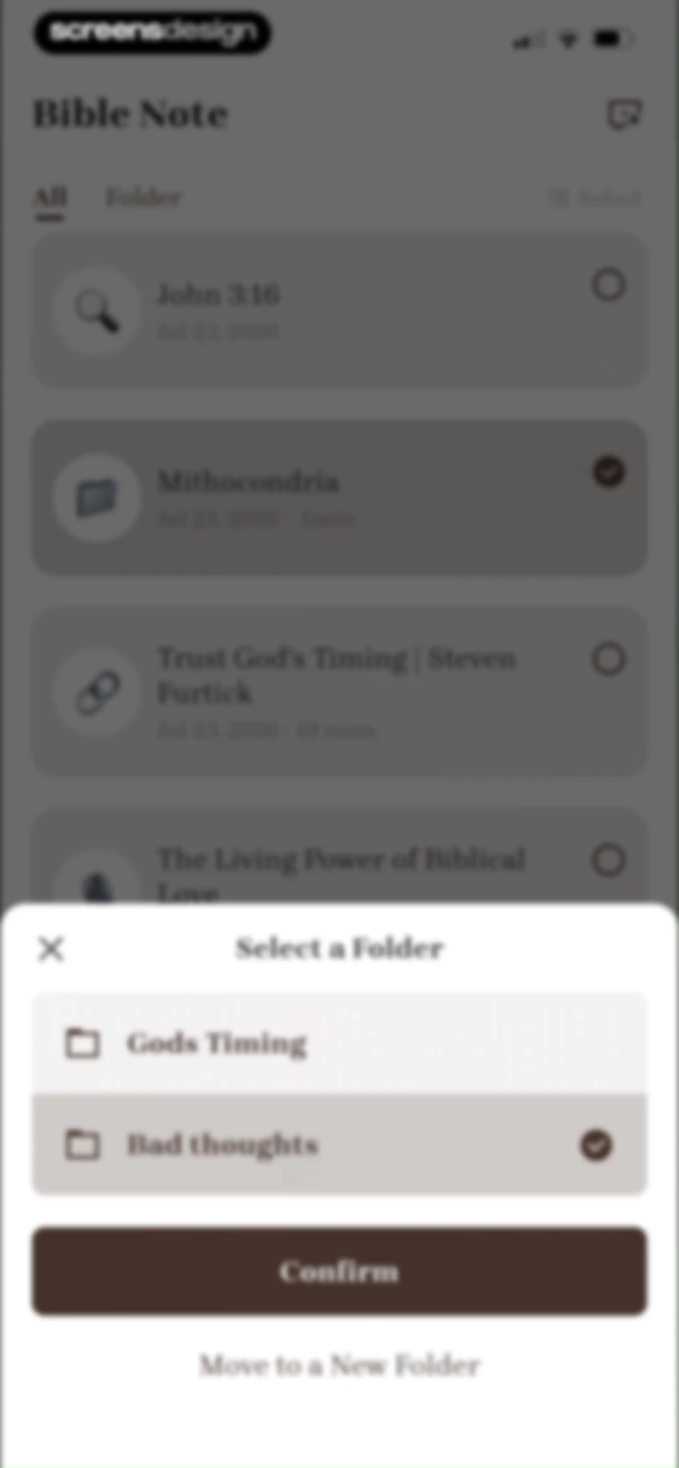 Bible Note: Sermon Notes screen 88