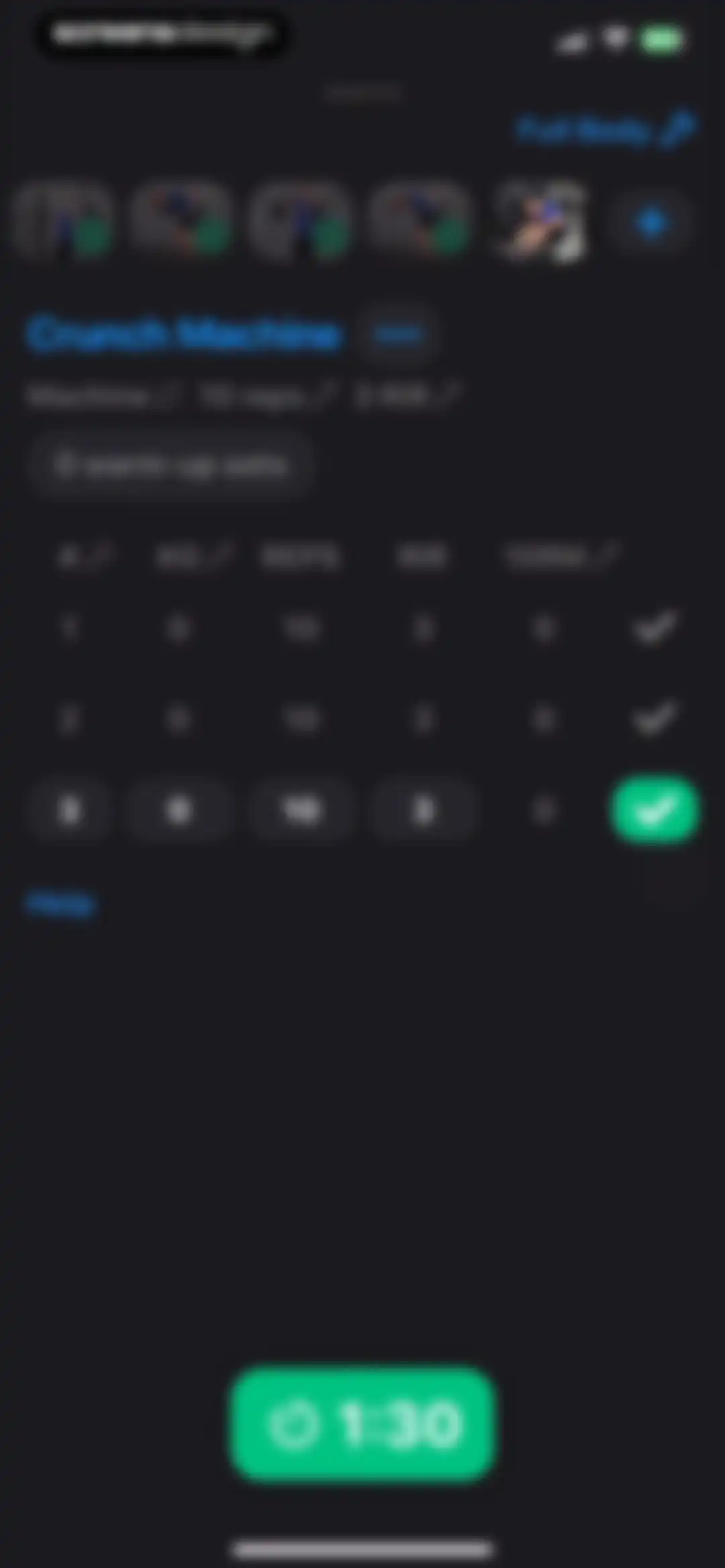 Gym Workout Alpha Progression screen 44