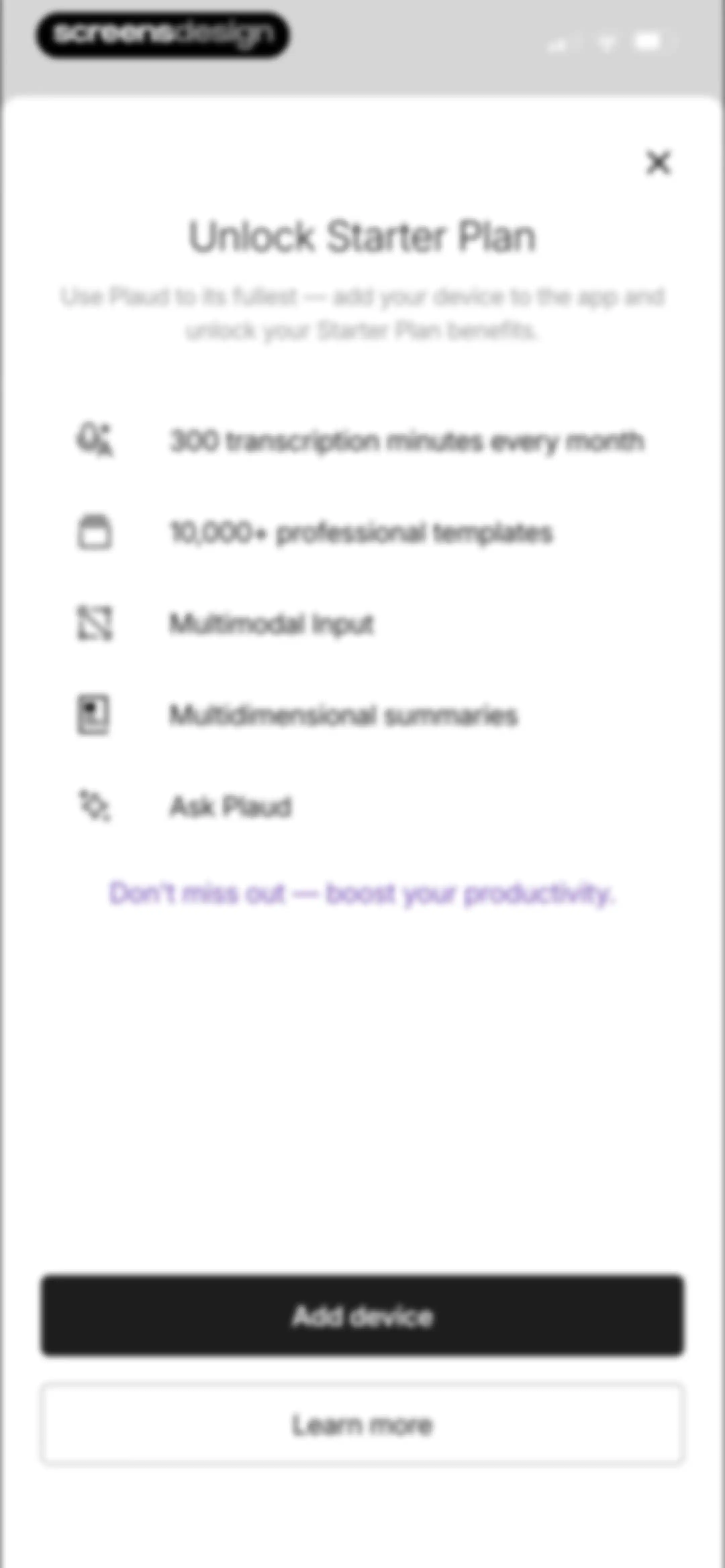 Plaud: AI Note Taker screen 25