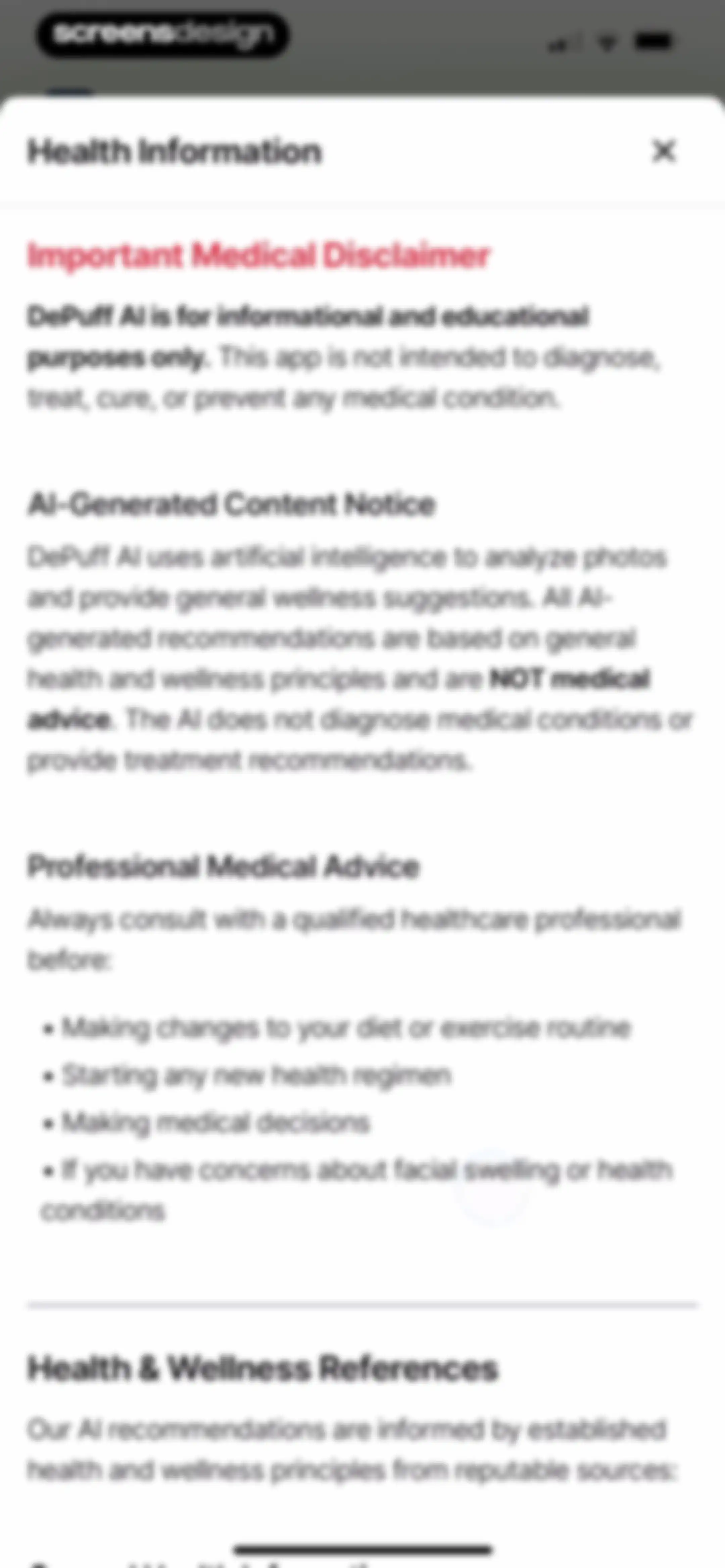 Depuff AI - Debloat your face screen 79