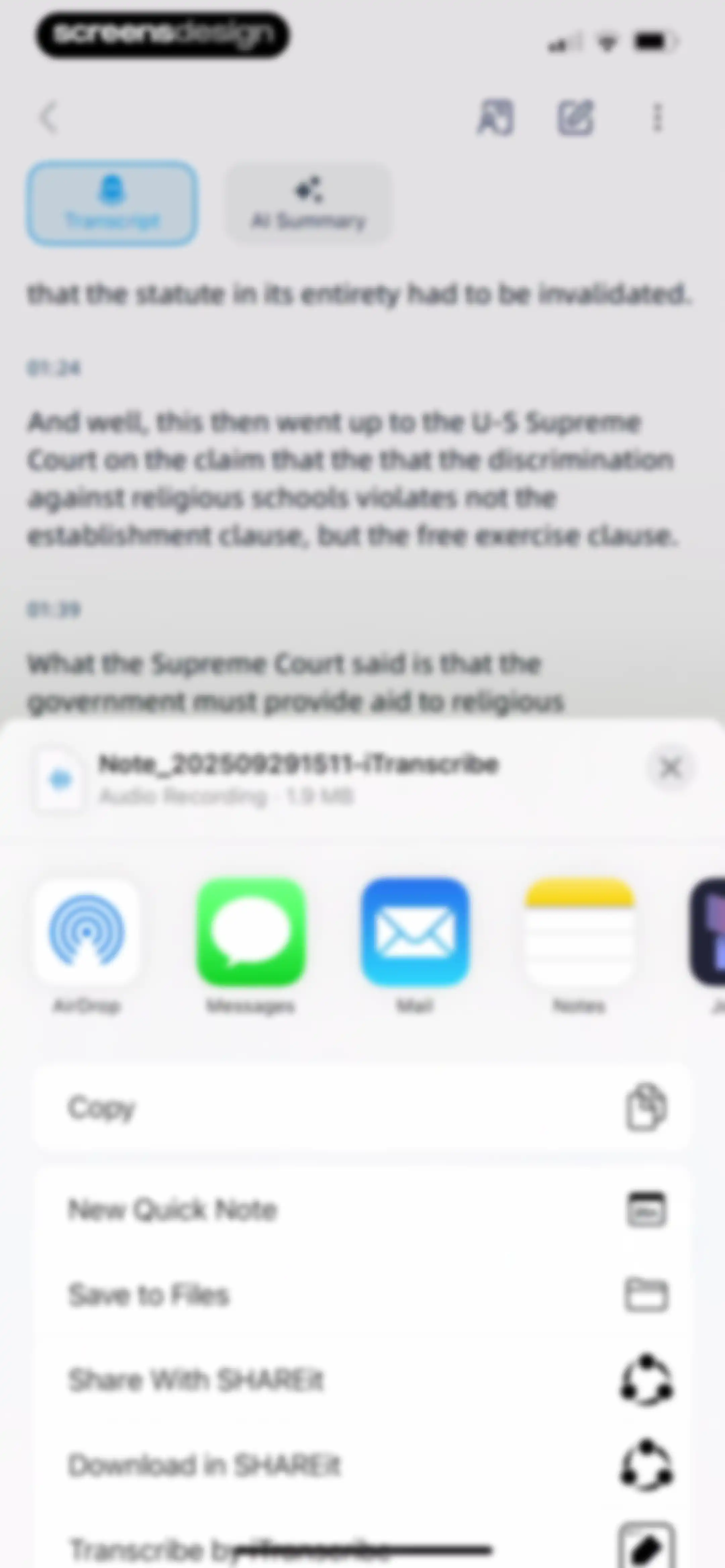 iTranscribe - Audio to Text screen 19