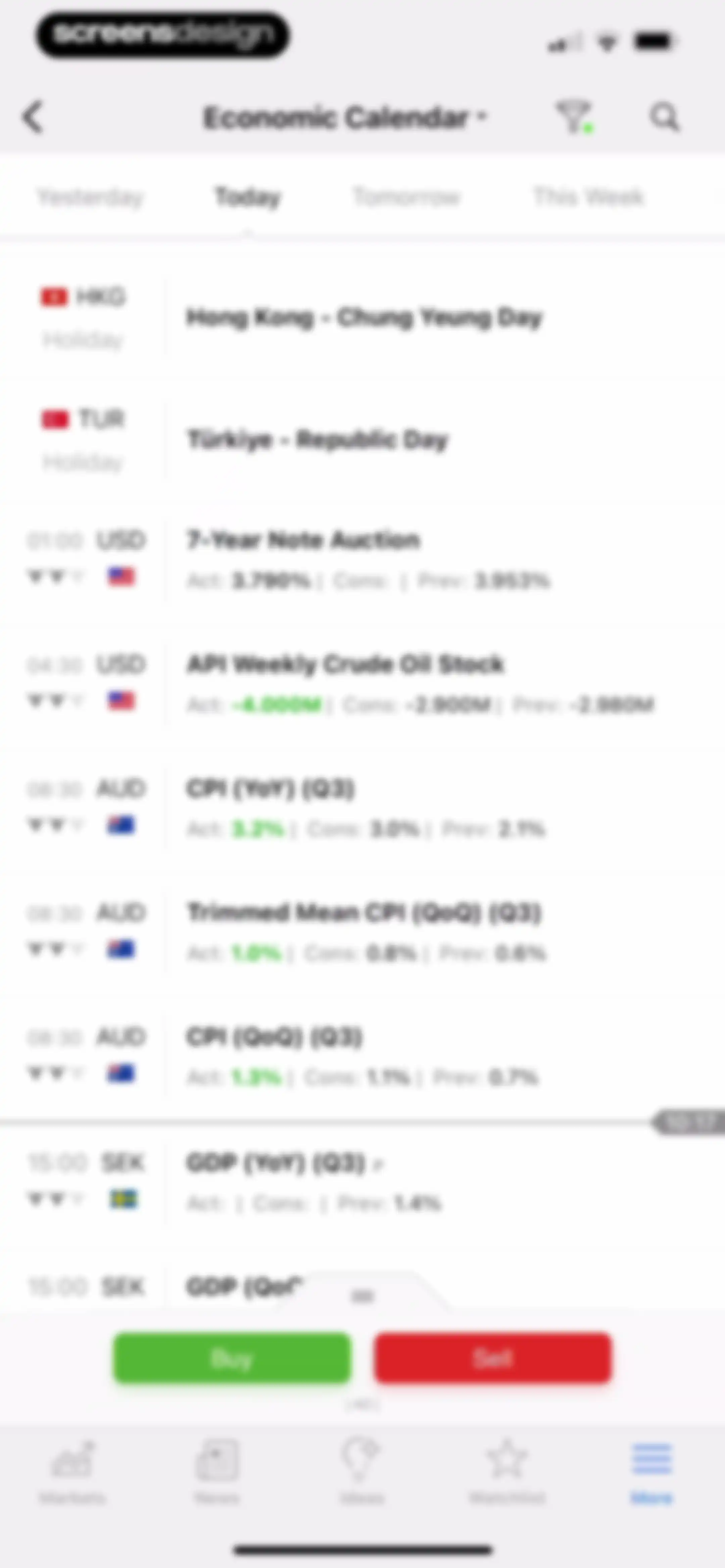 Investing.com: Stock Market screen 132
