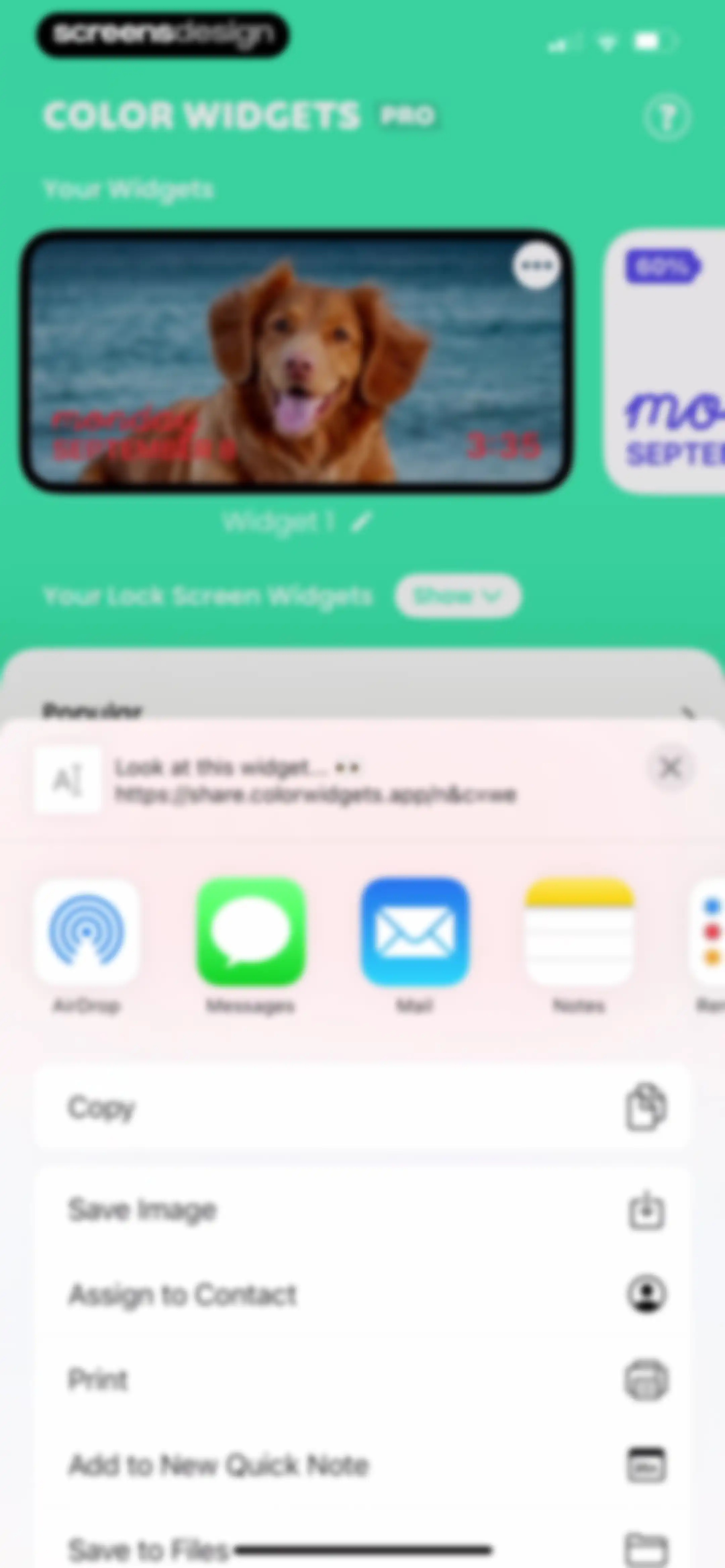 Color Widgets screen 32