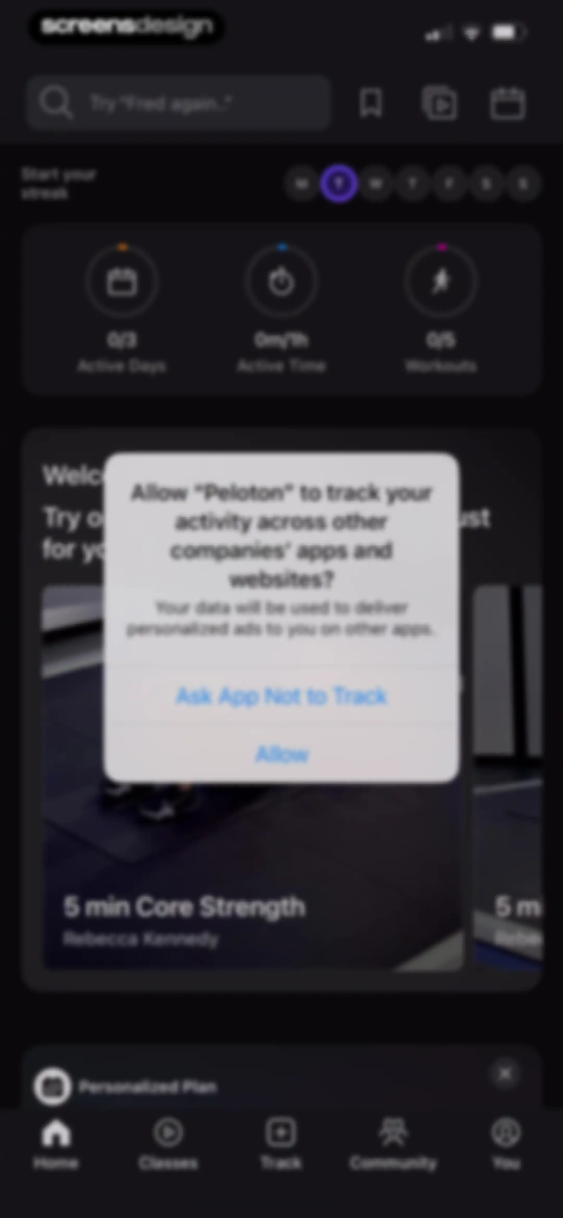 Peloton: Fitness & Workouts screen 33