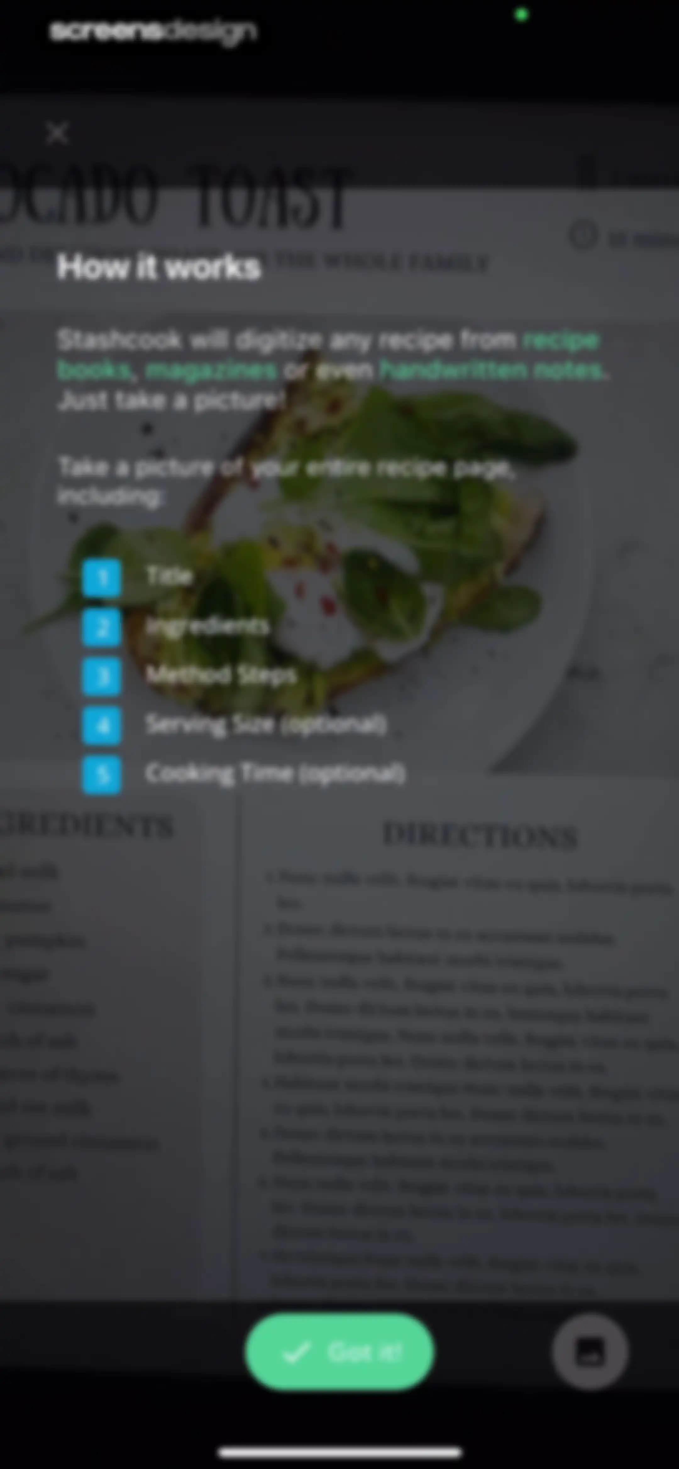 Stashcook: Recipe Keeper screen 82