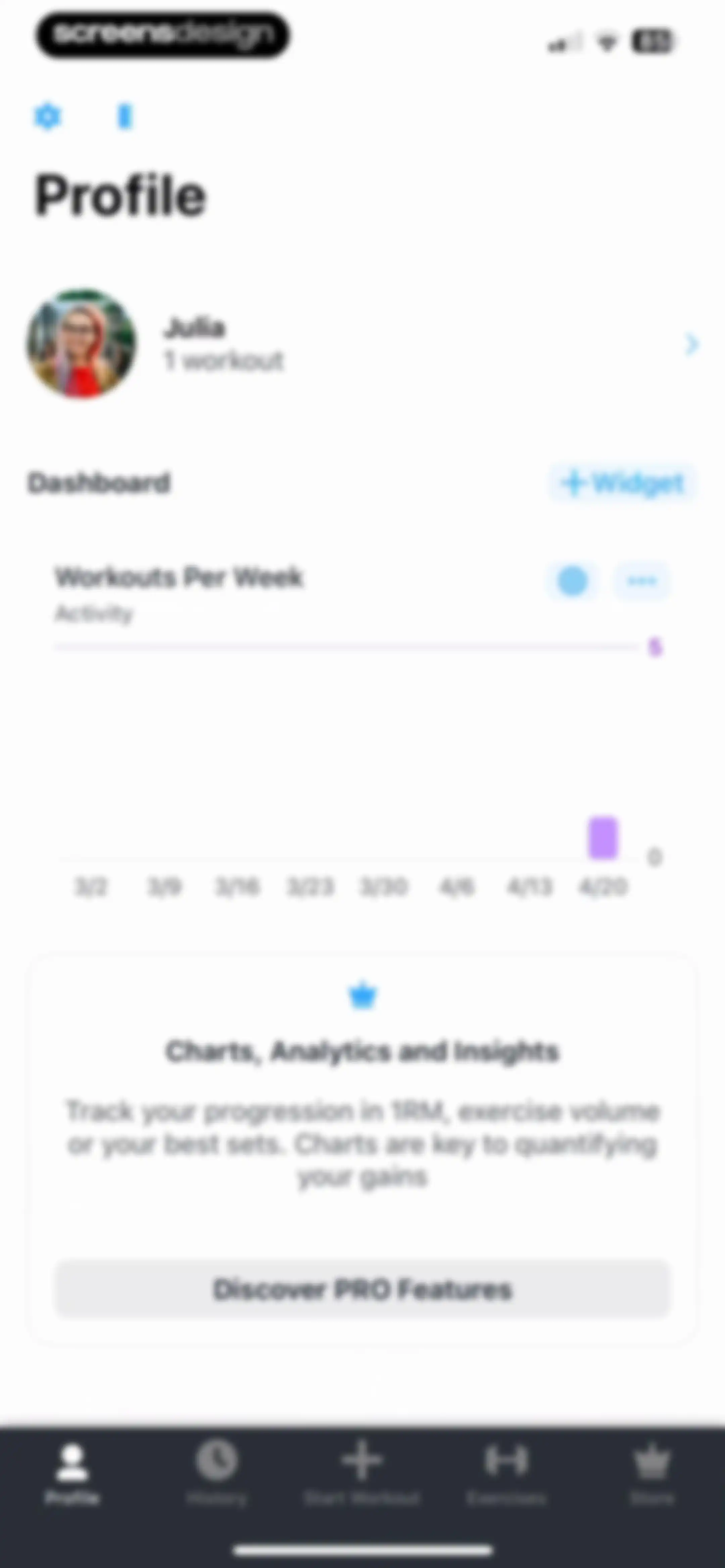 Strong Workout Tracker Gym Log screen 119