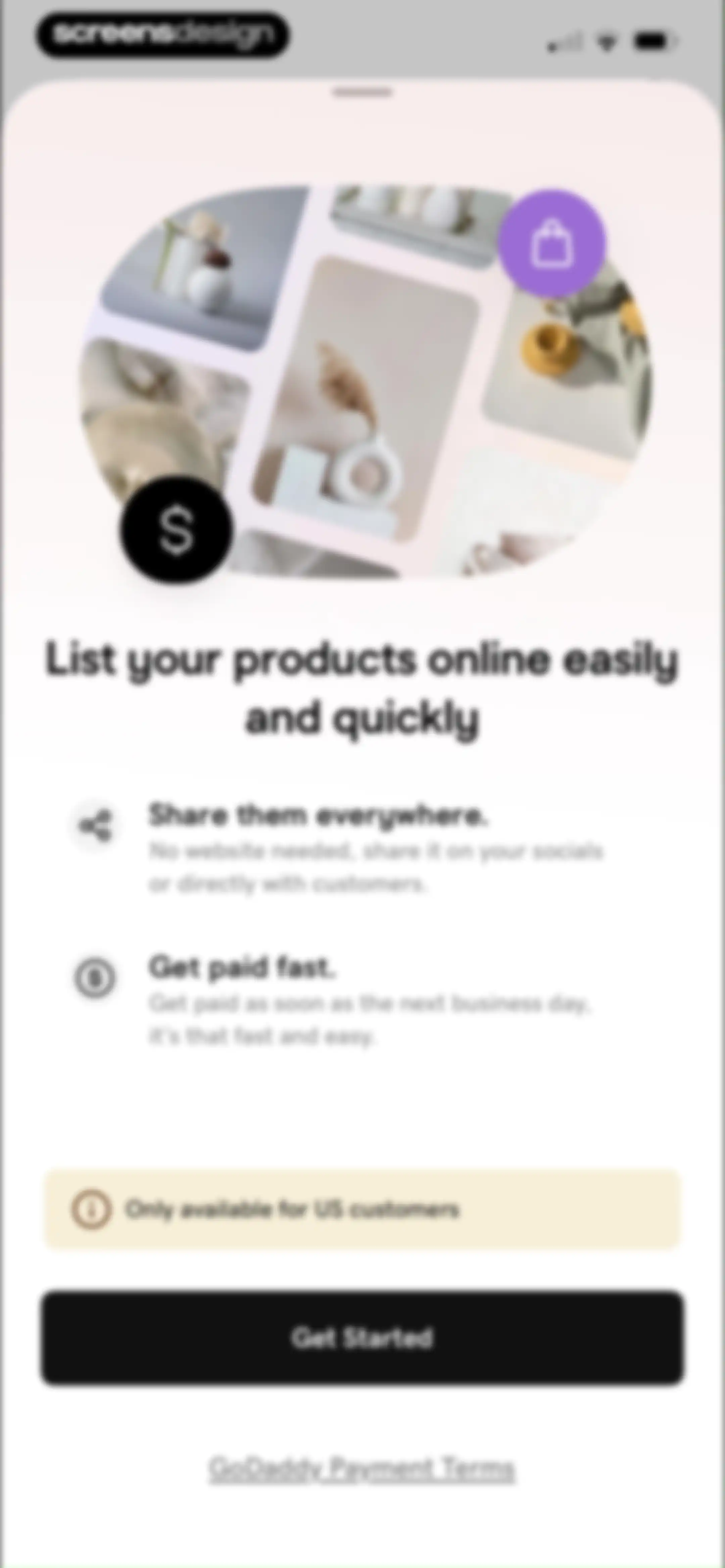 GoDaddy: Websites & Marketing screen 91