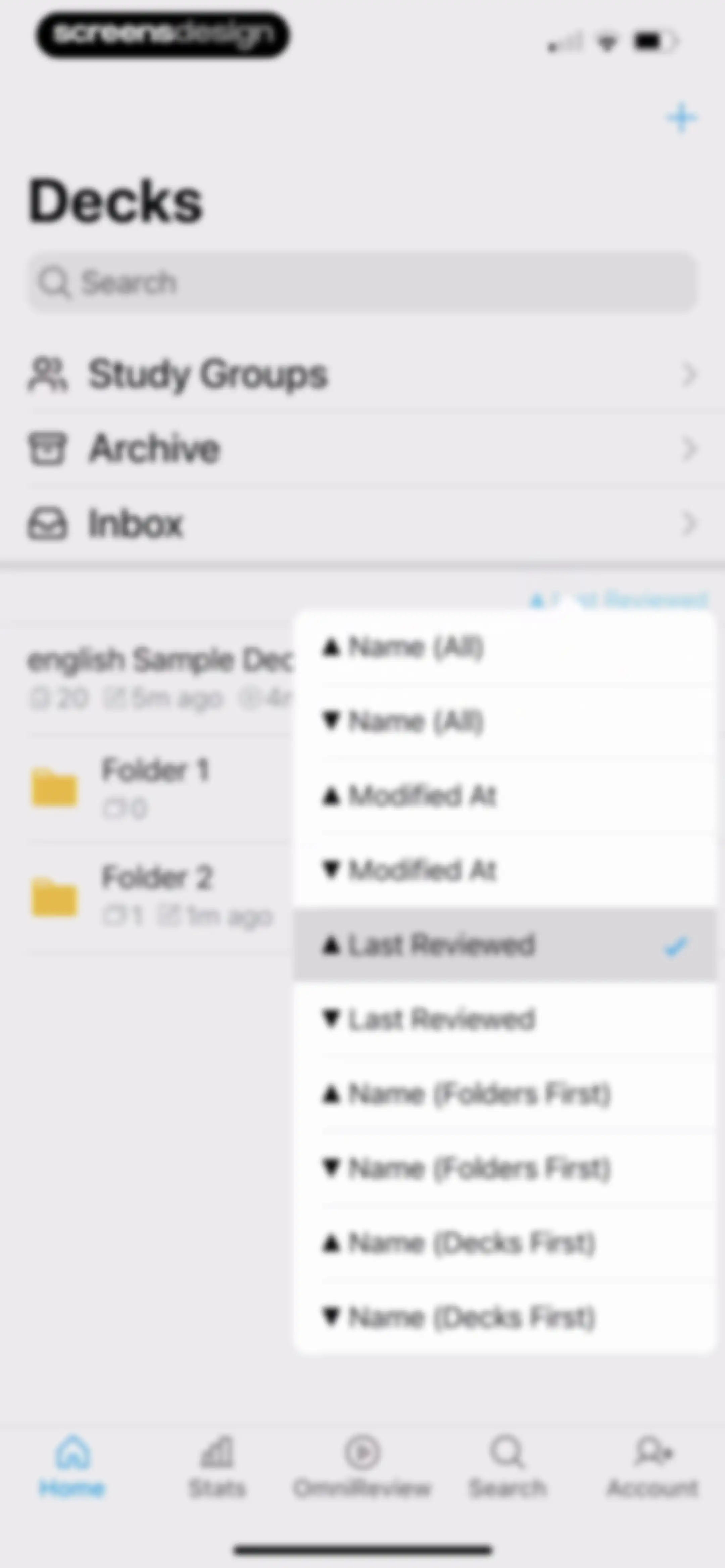 AlgoApp - Flashcards screen 77