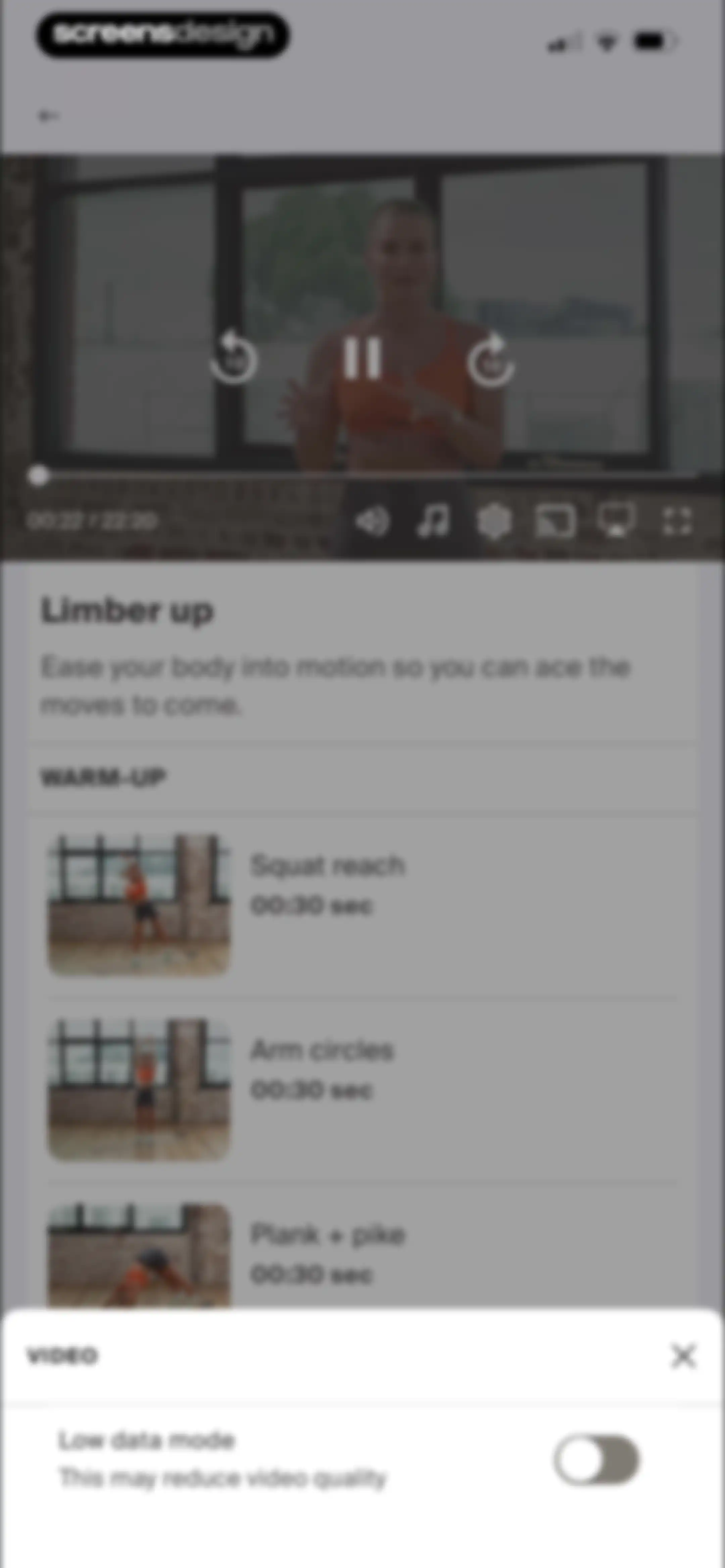 Centr: Strength & Fitness App screen 49
