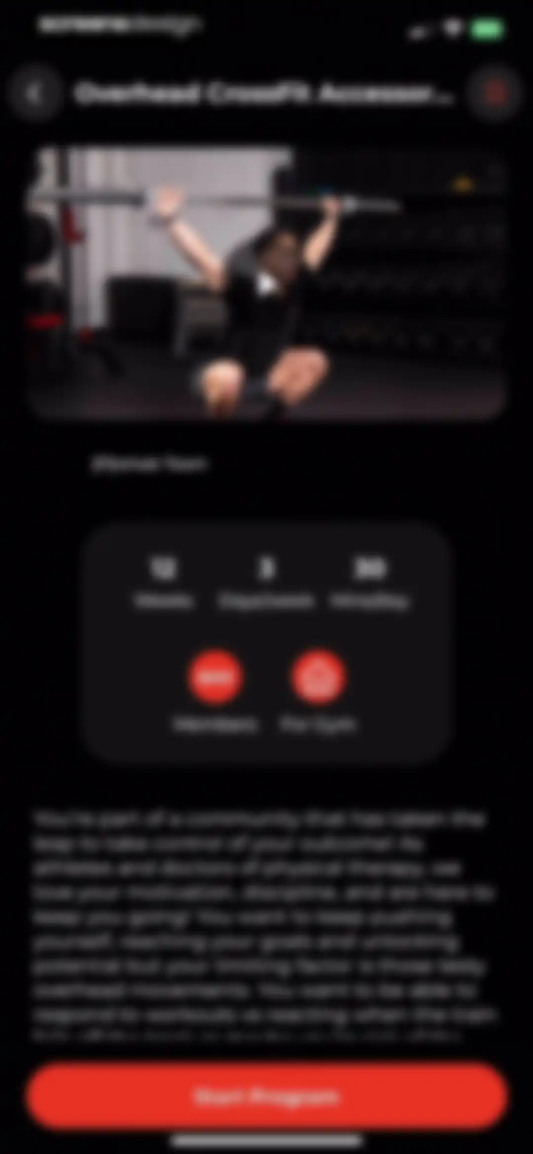 Prehab: Physical Therapy, Pain screen 58