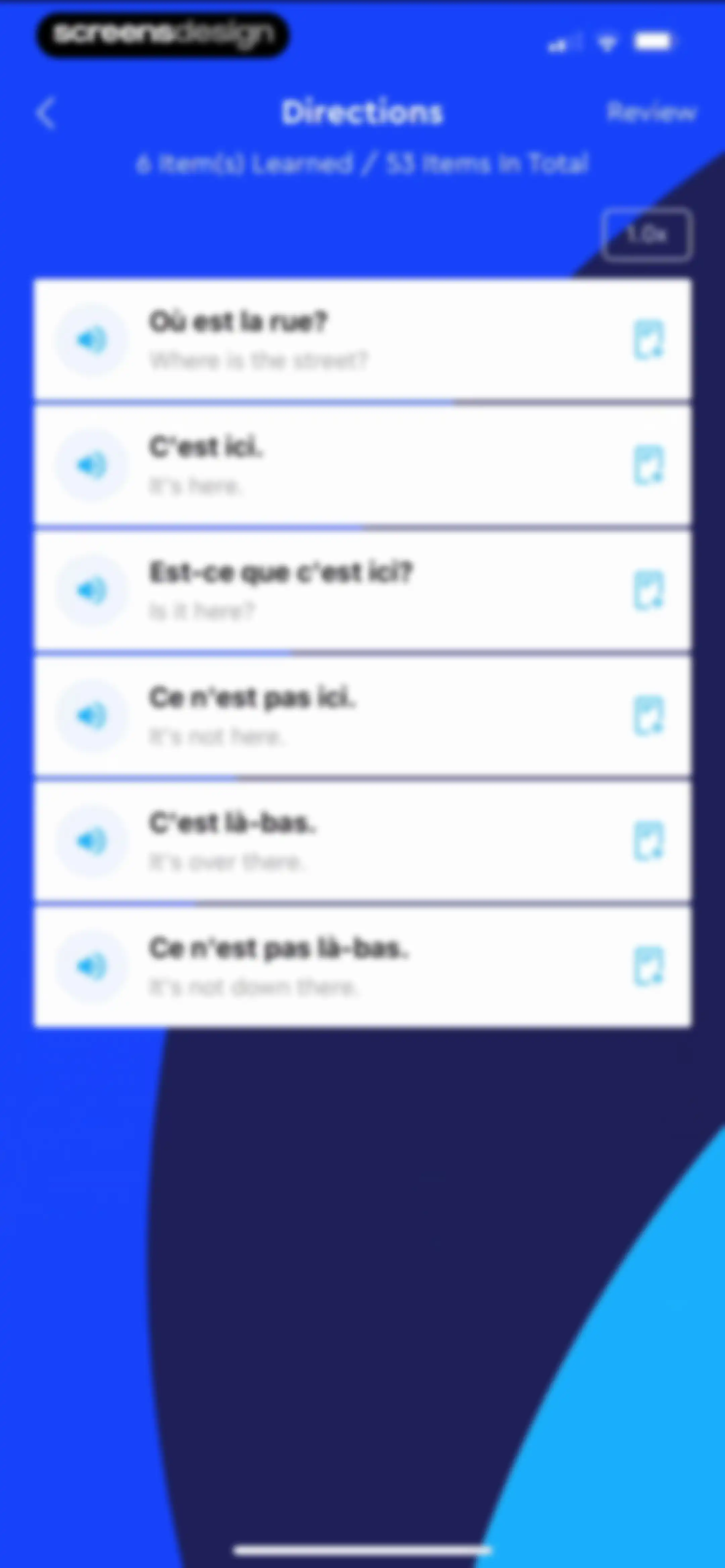 Pimsleur | Language Learning screen 102