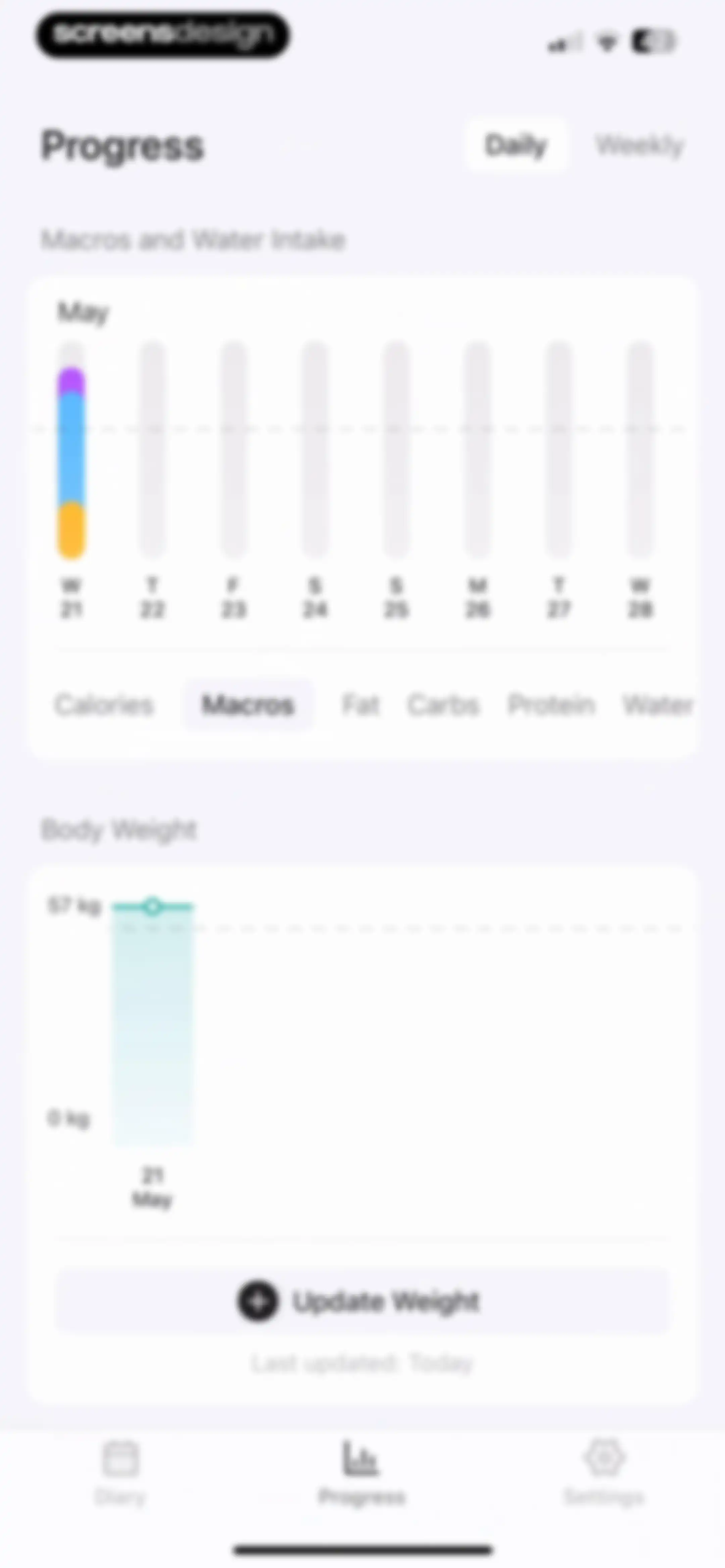 Diet & Food Tracker: EatWell screen 82