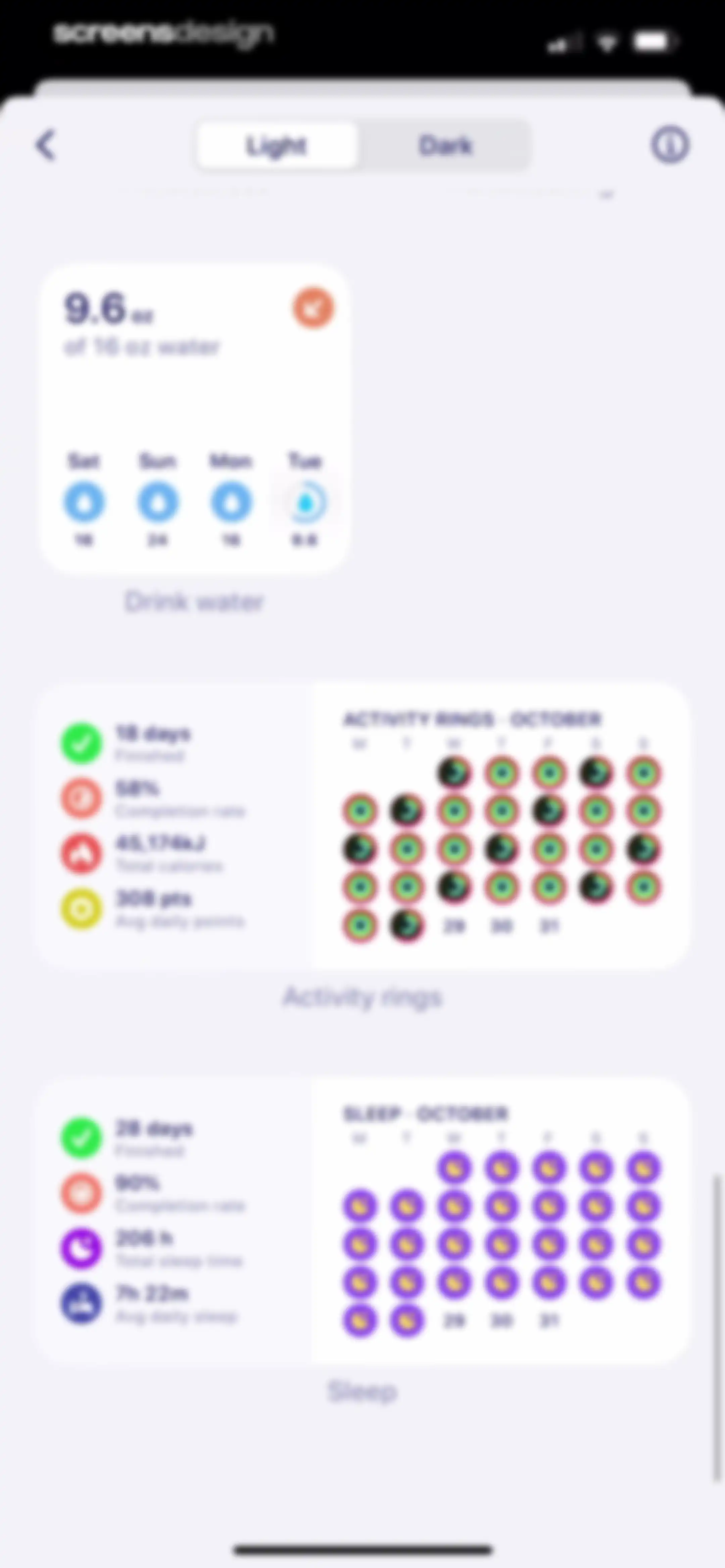 Grow: Health & Fitness screen 148