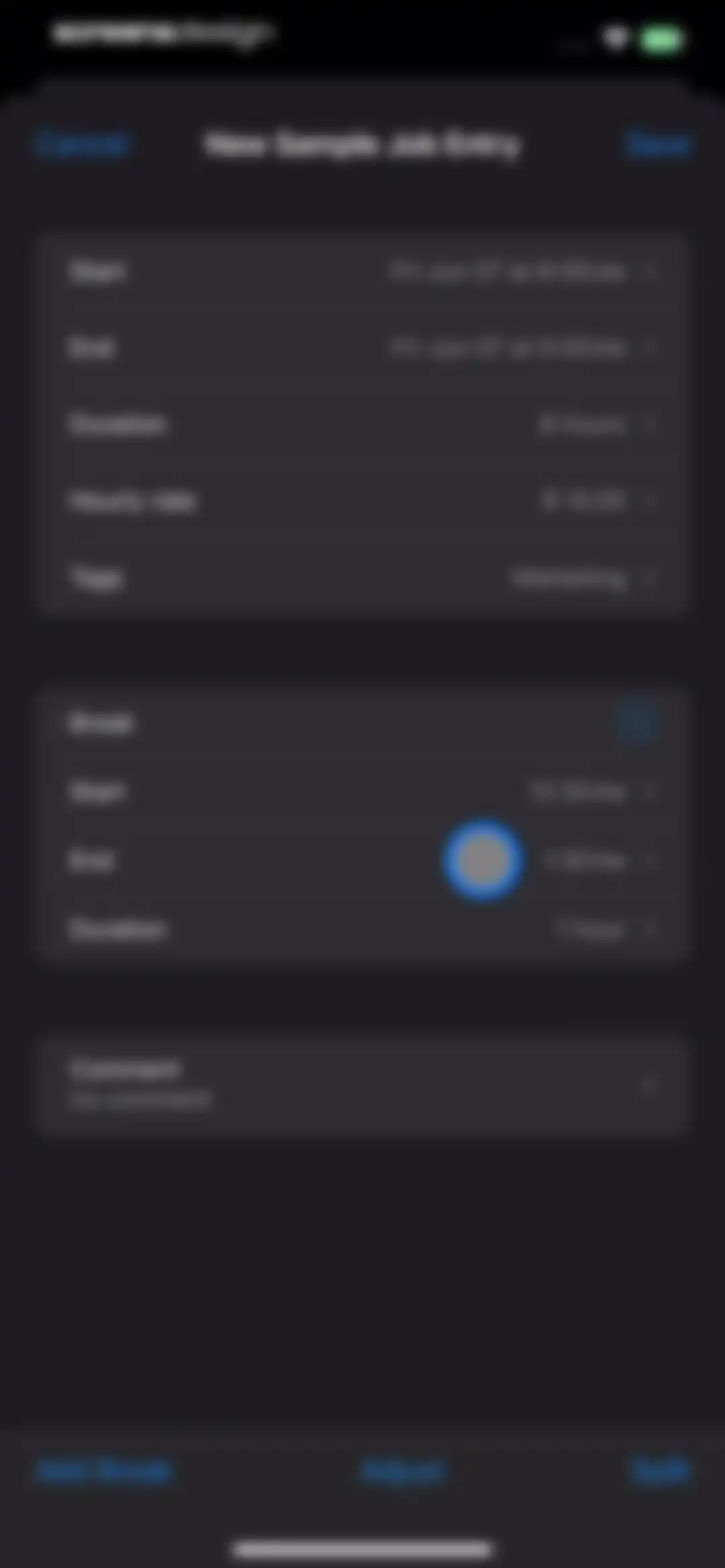 Hours Tracker: Time Tracking screen 13