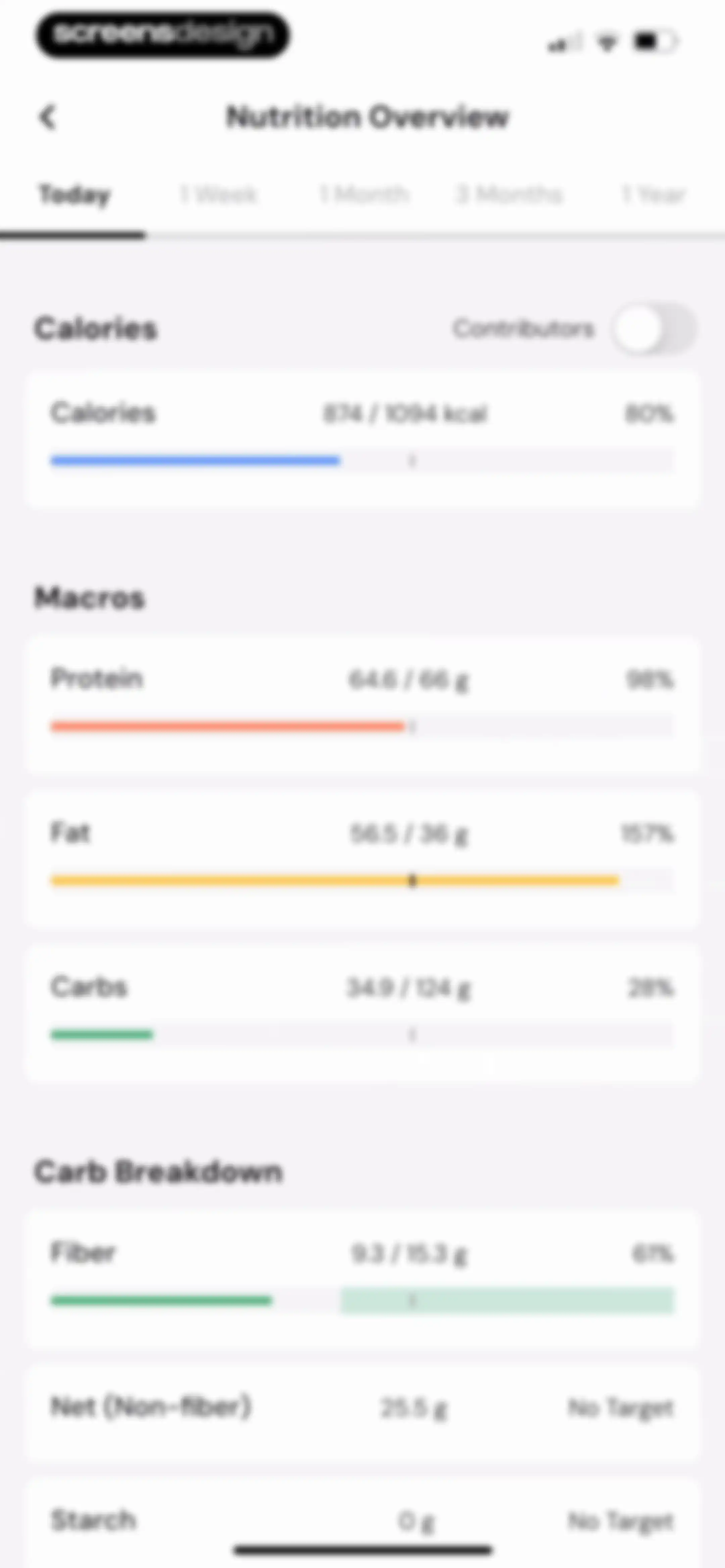 MacroFactor - Macro Tracker screen 203