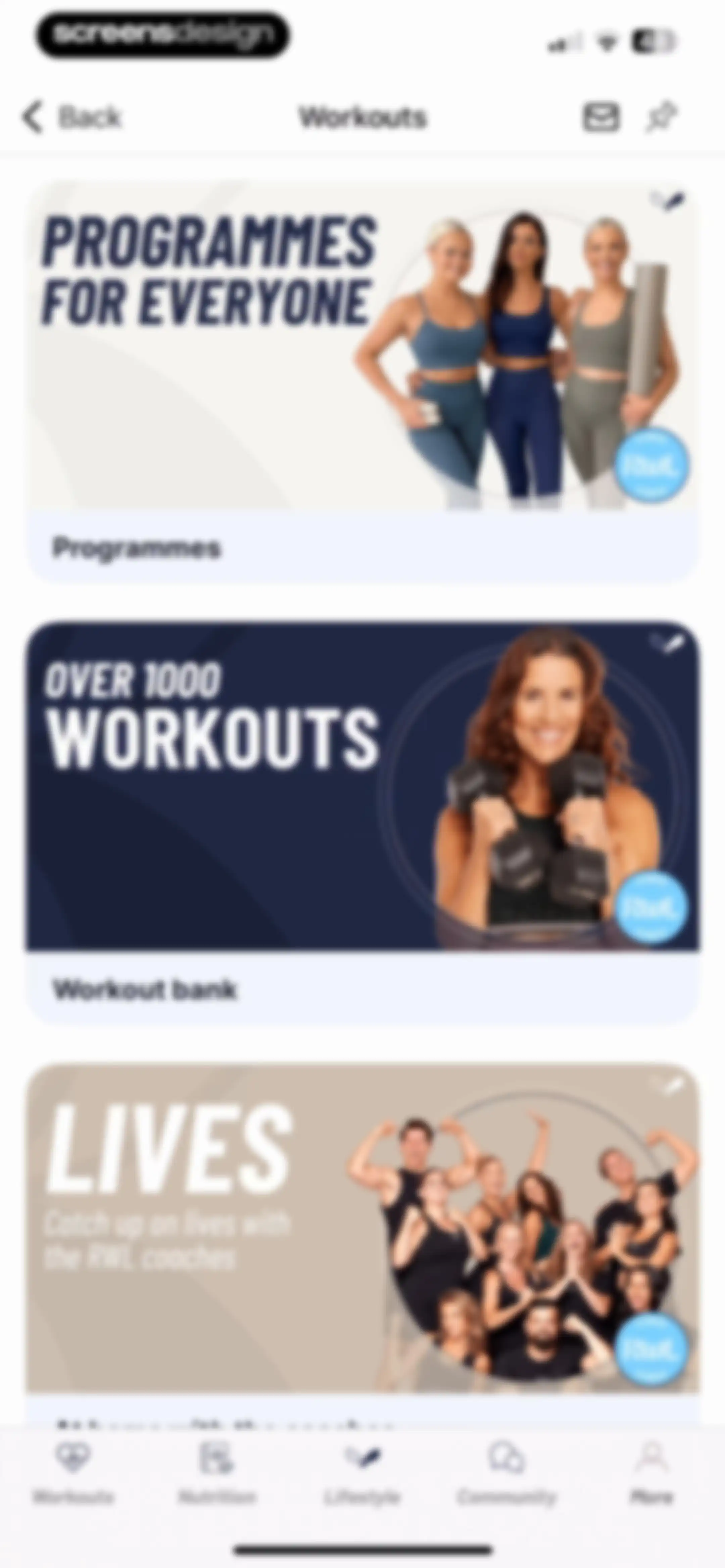 Results Wellness Lifestyle screen 137
