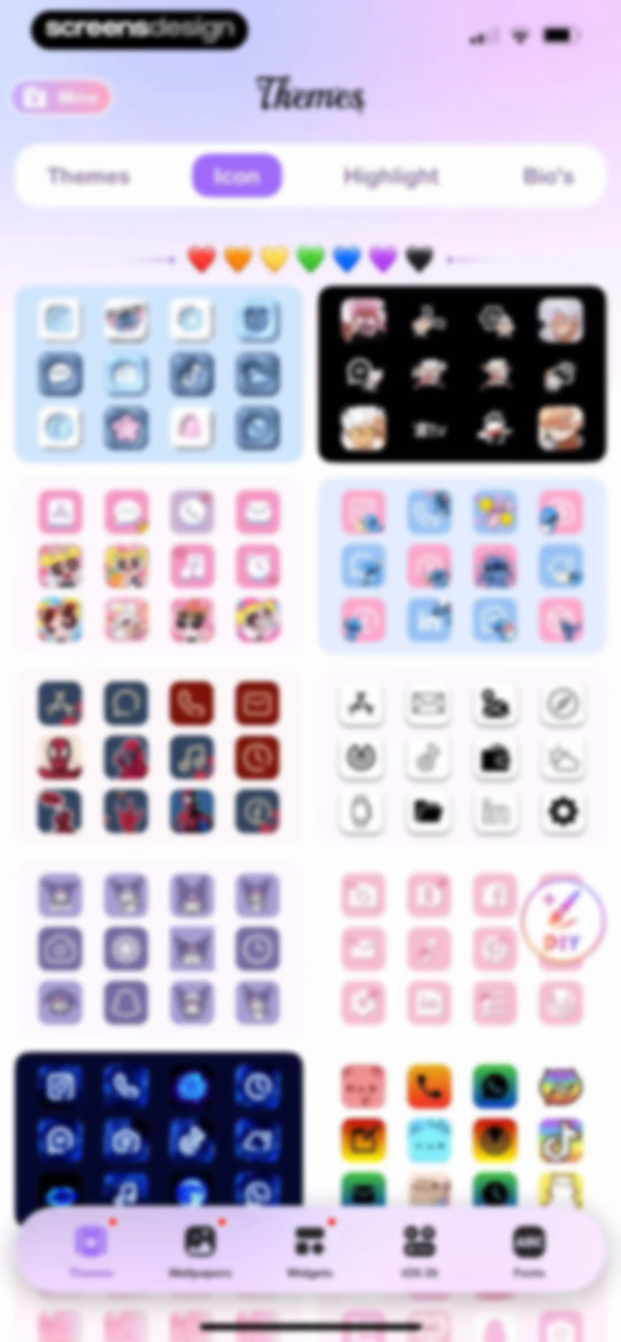 Cool Themes & Fonts: Cute Text screen 29