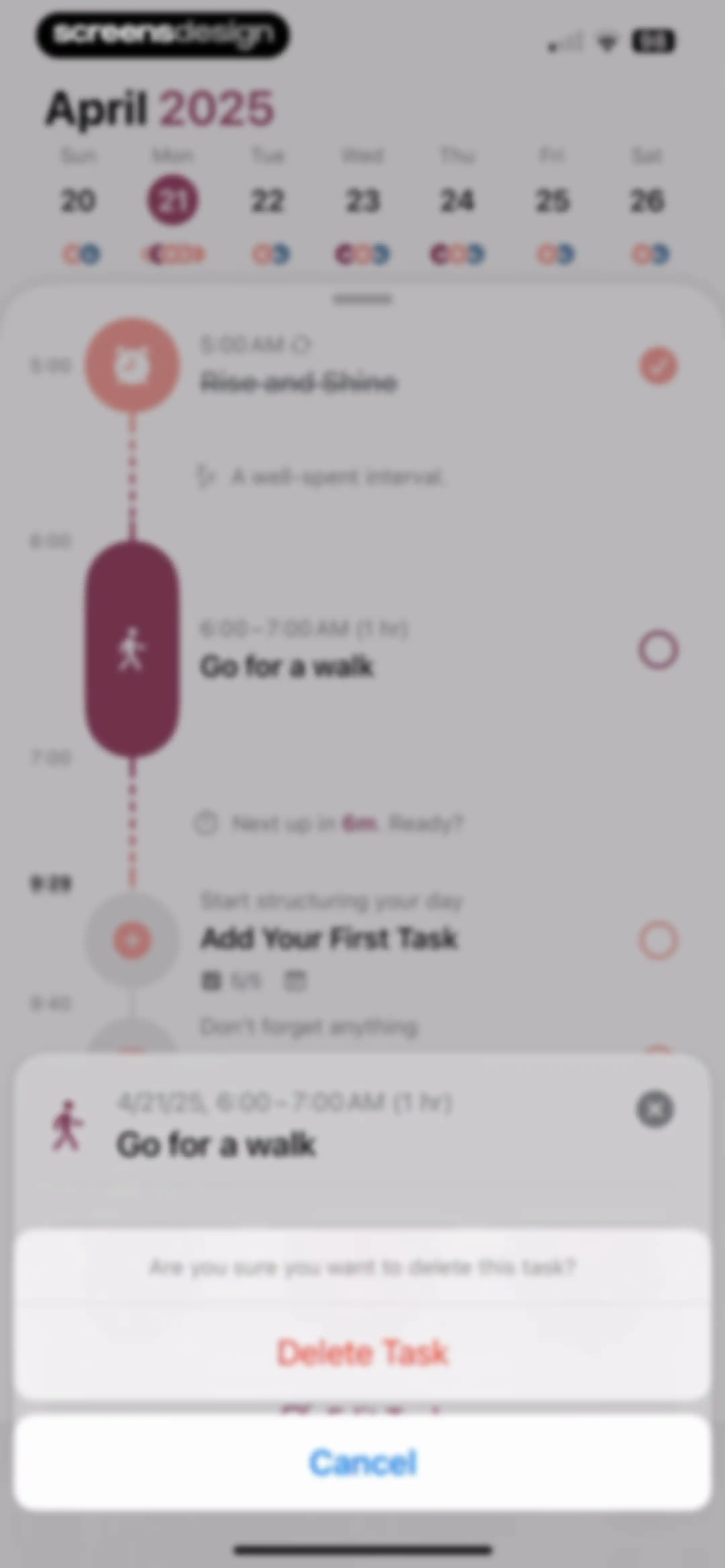 Structured: Daily Planner Todo screen 43